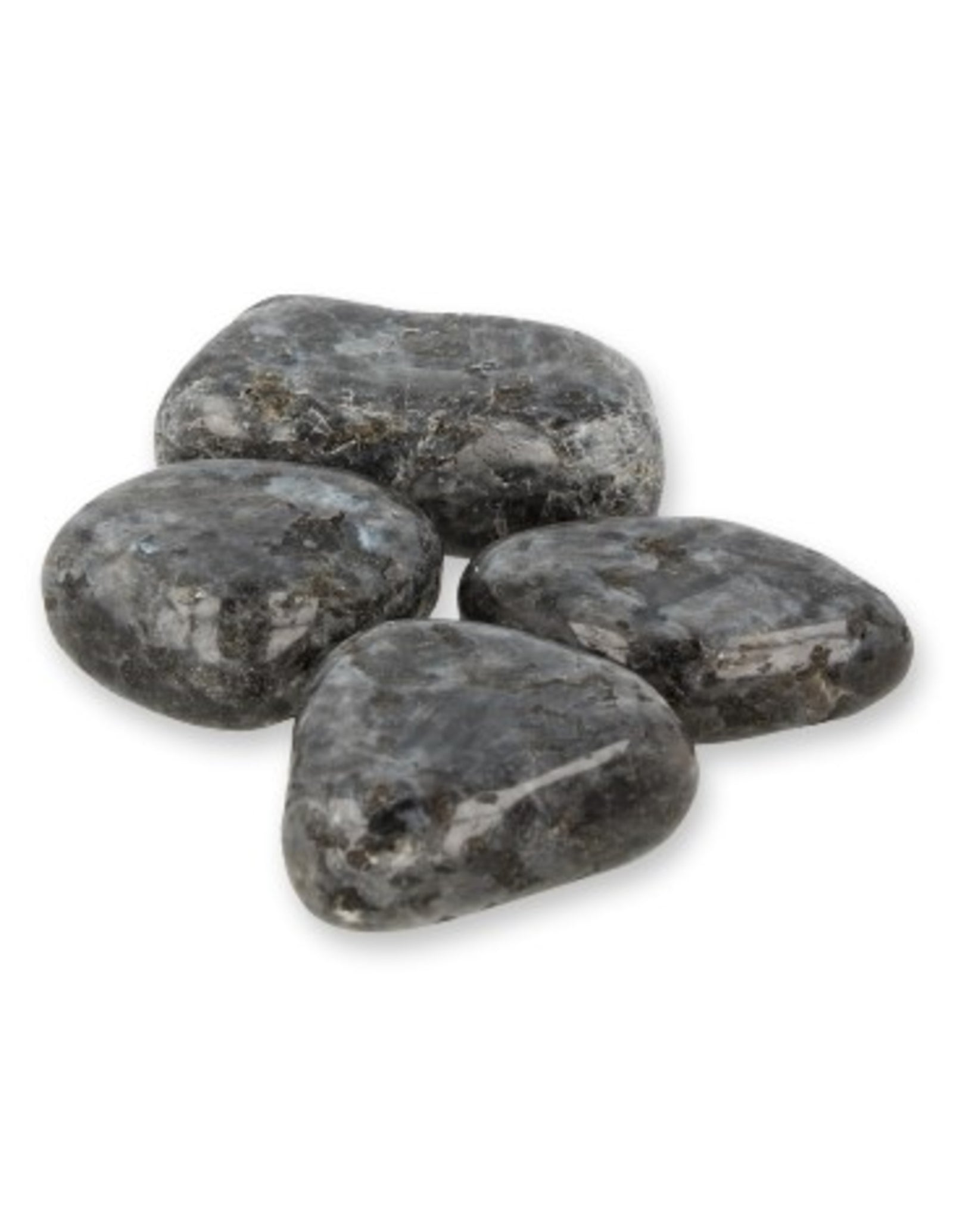 Larvikiet 500 gr. trommelstenen (mt3)