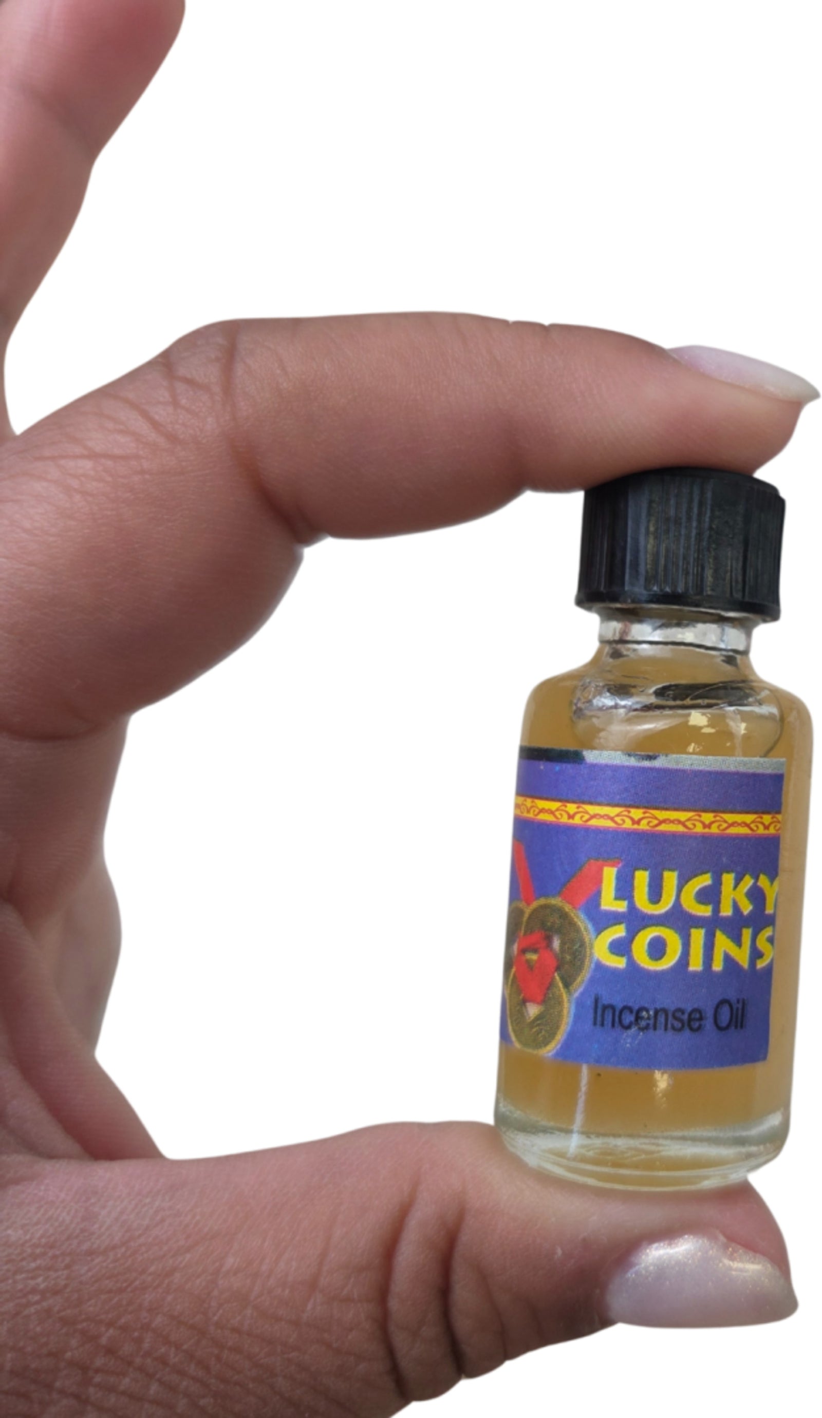 Lucky Coins incense oil / wierookolie (geluksmuntjes)