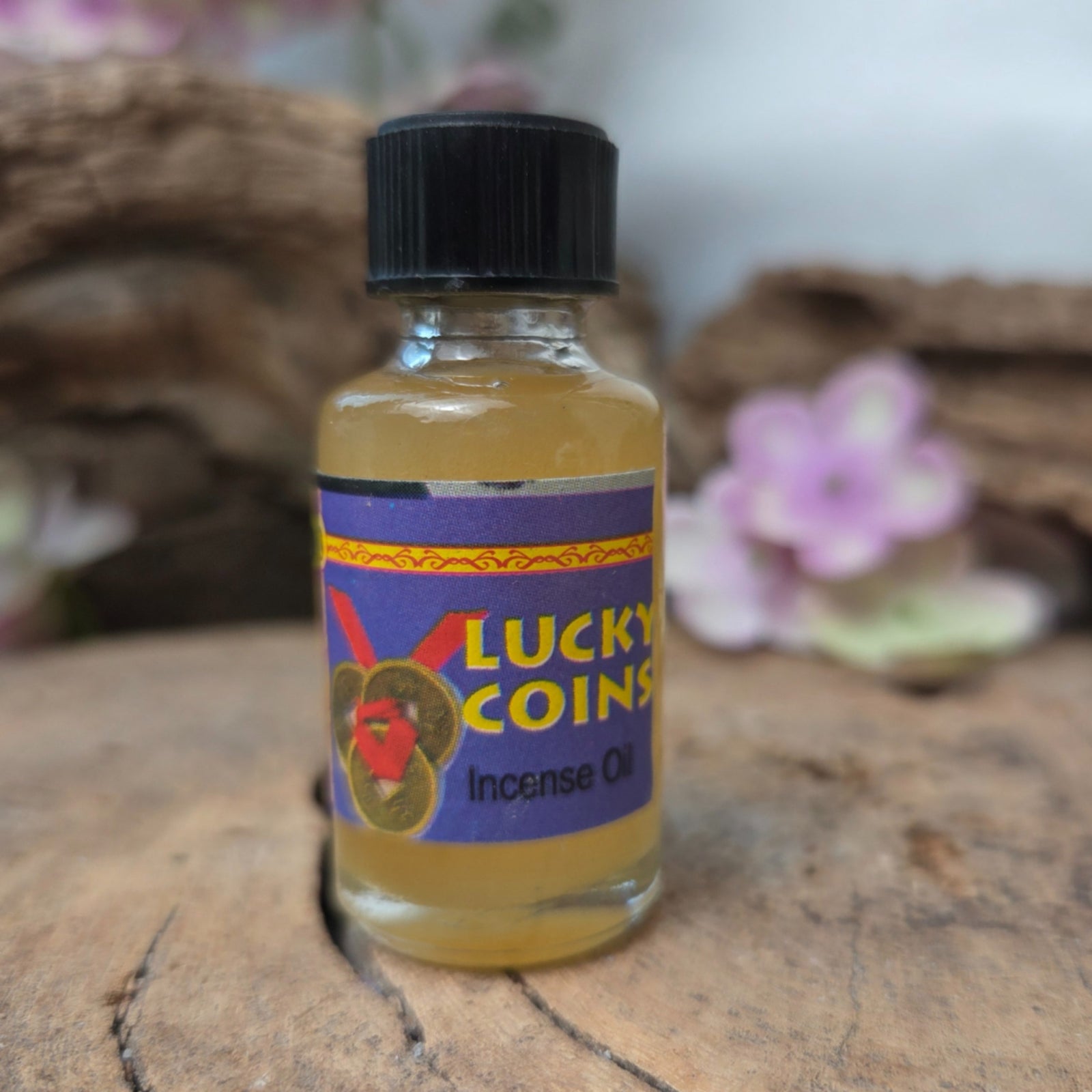Lucky Coins incense oil / wierookolie (geluksmuntjes)