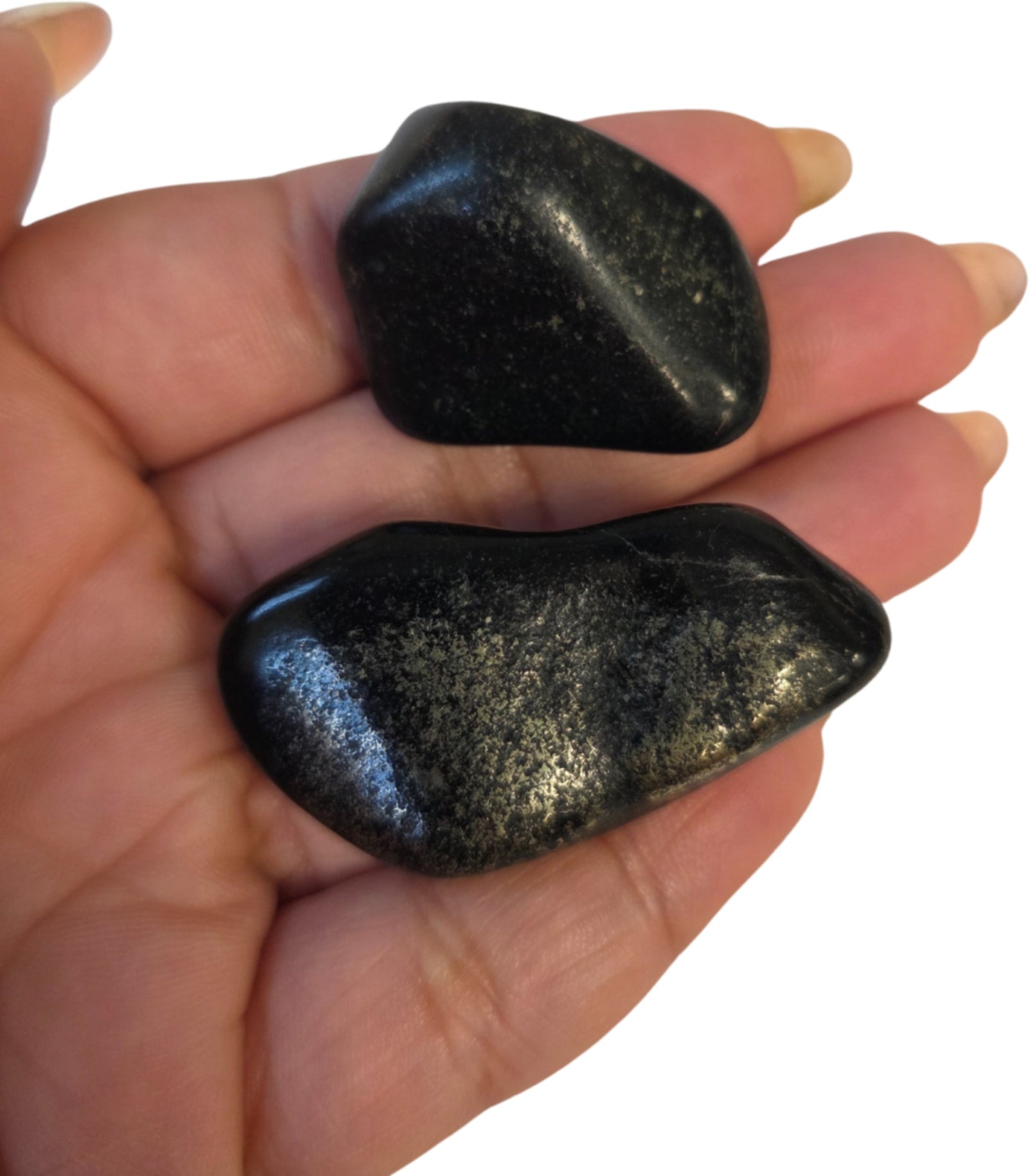 Midnight Lemurian Jade trommelstenen 50 gram
