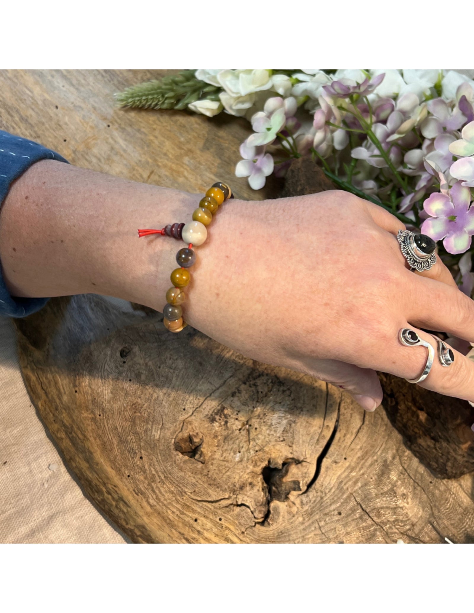 Mokaiet powerbead armband