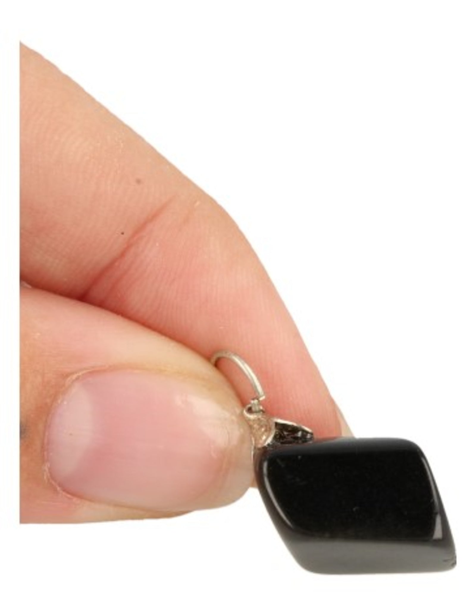Obsidiaan regenboog edelsteen hanger