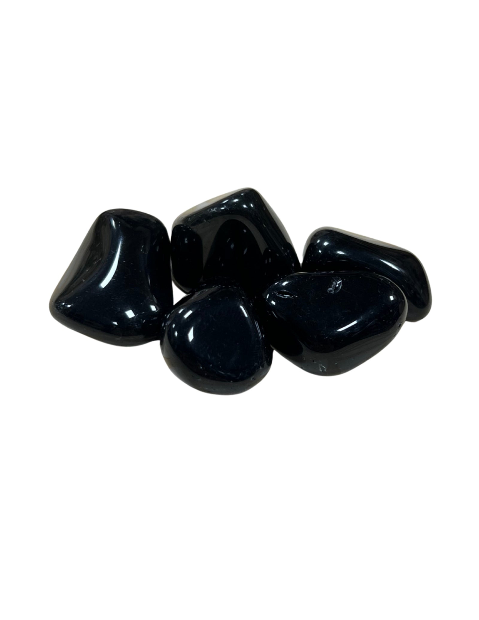 Obsidiaan regenboog trommelstenen 250 gr. (mt3)