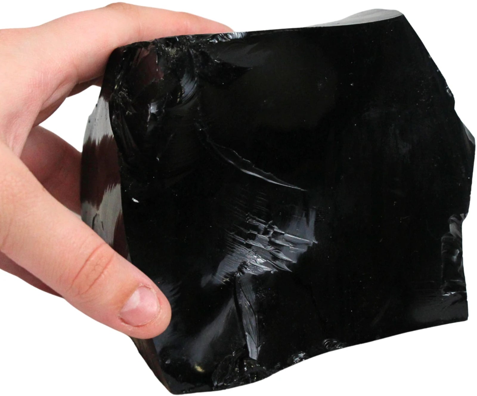 Obsidiaan zwart ruw stuk nr.02