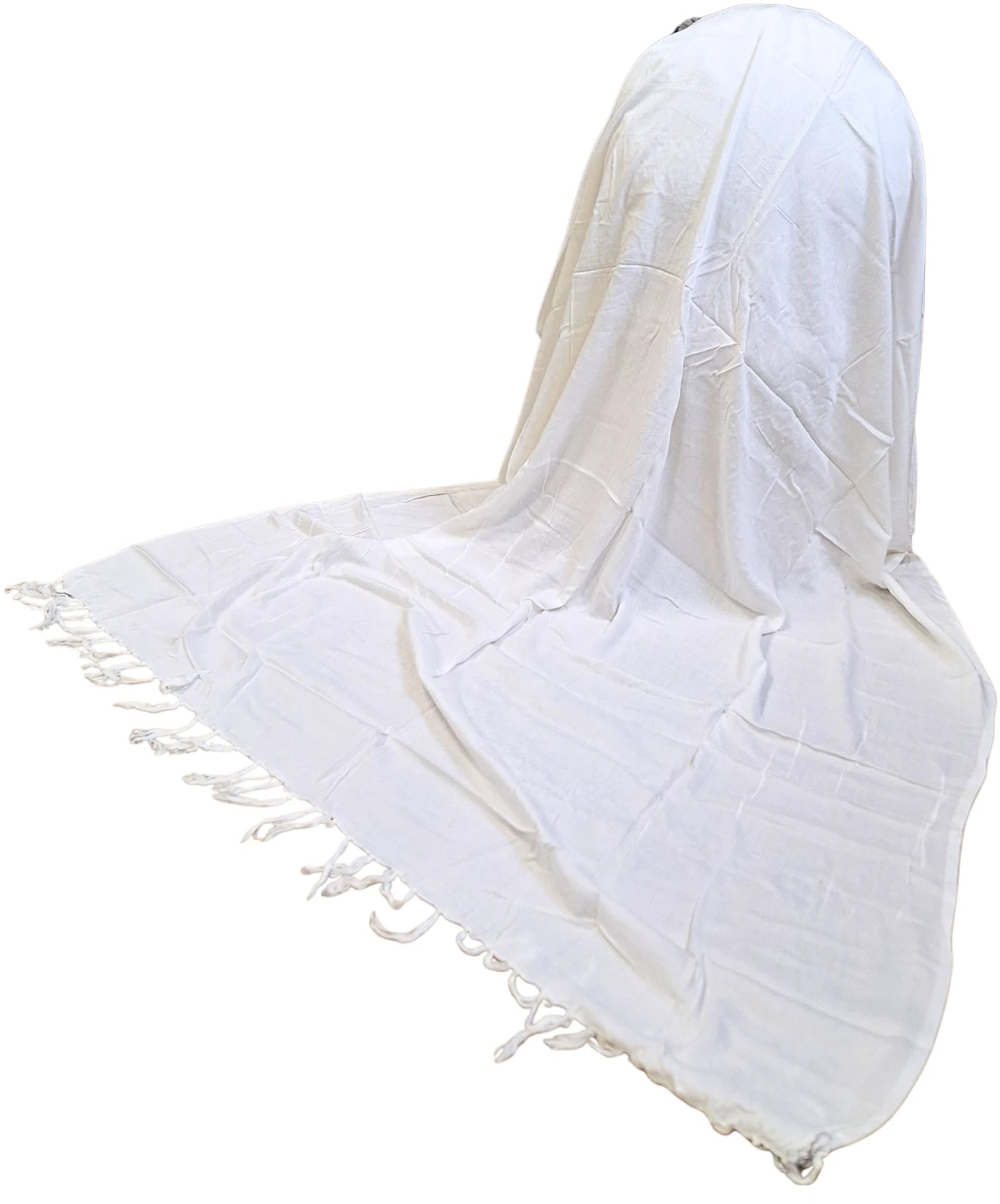 Om Namaste Sarong - 337 - Gebroken Wit - effen