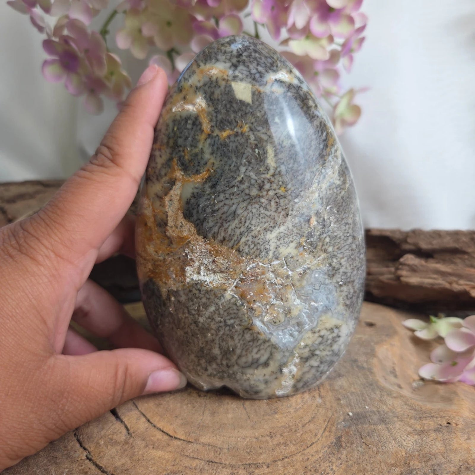 Opaal Dendriet sculptuur nr.14