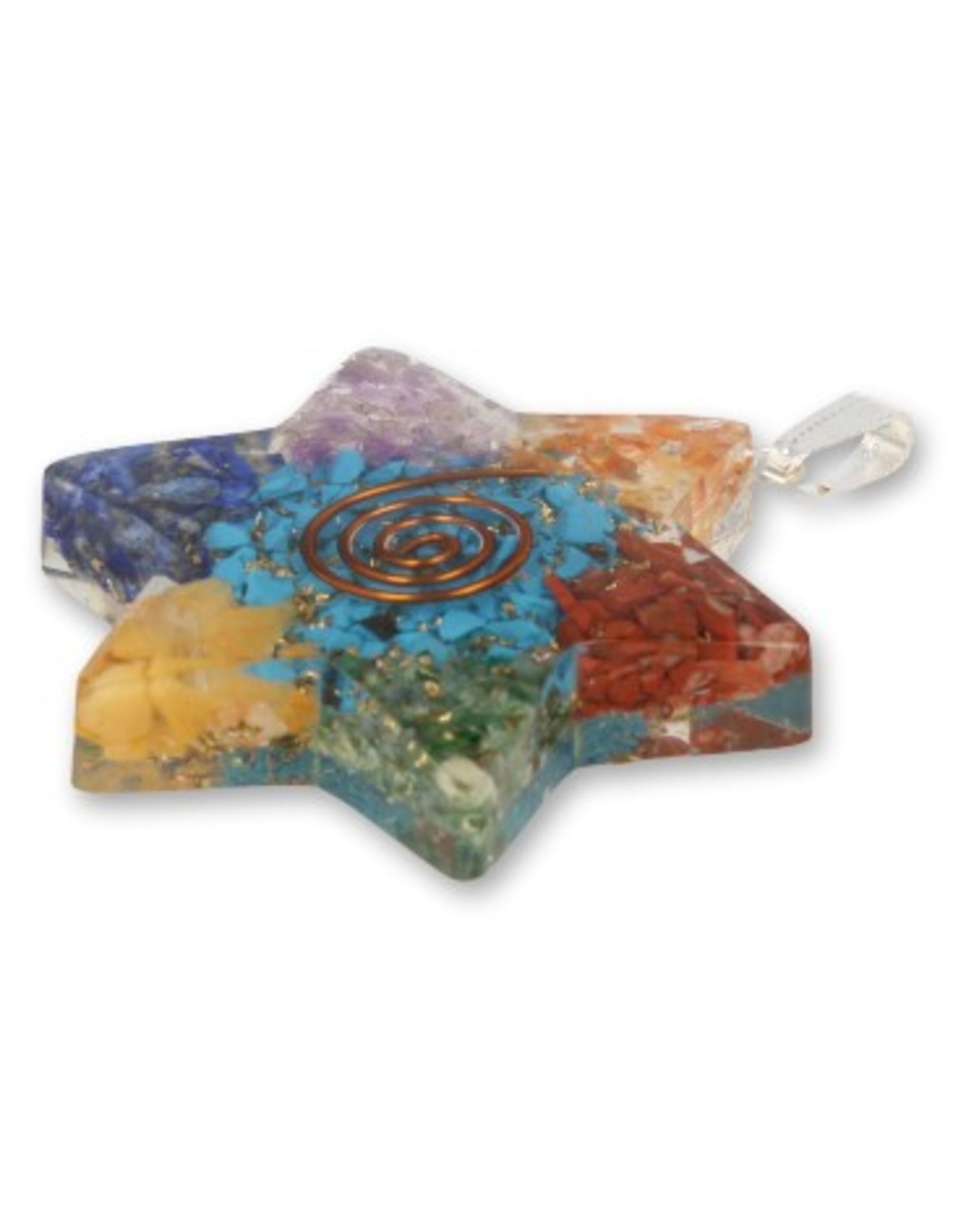 Orgonite Chakra ster hanger