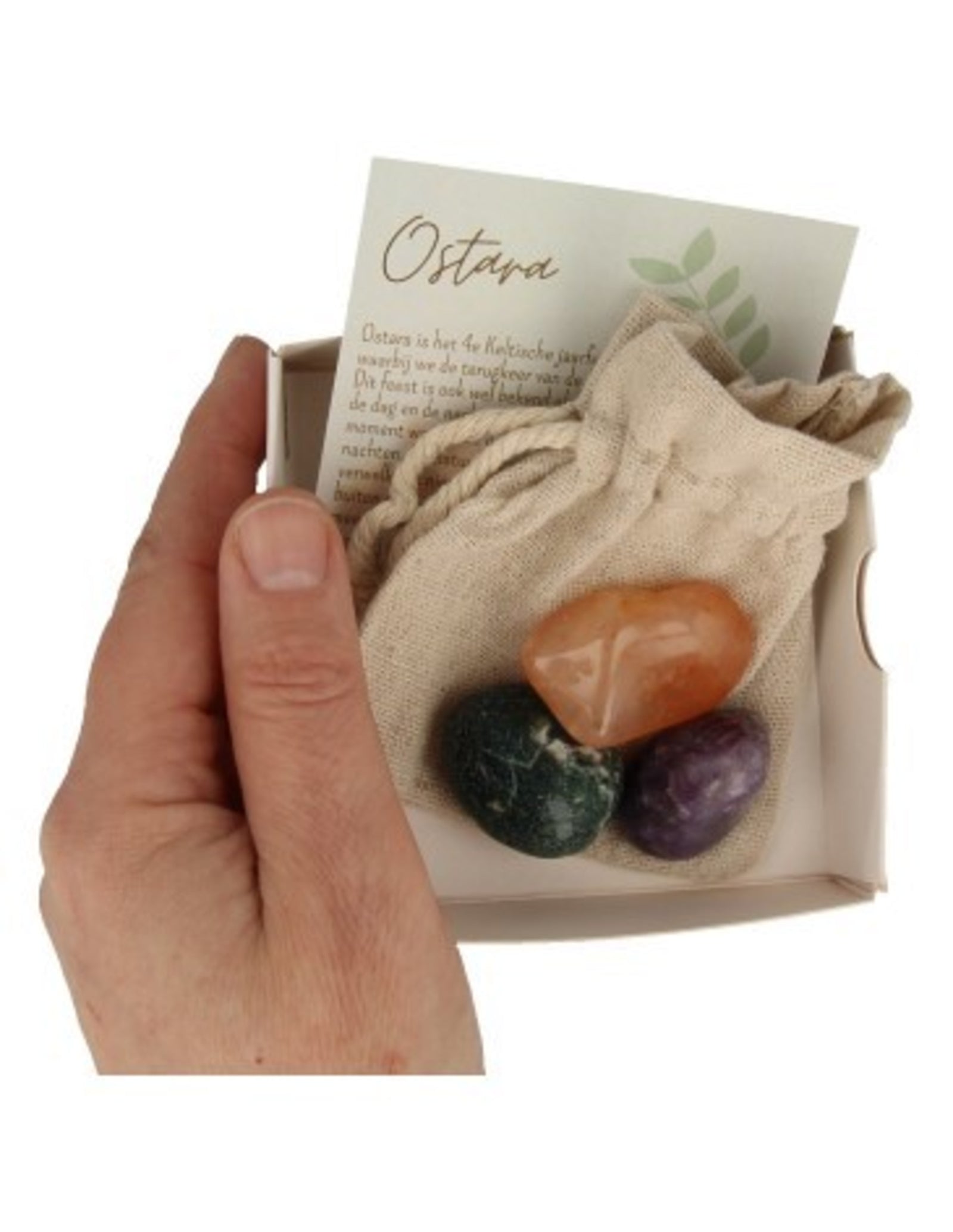 Ostara trommelsteen setje
