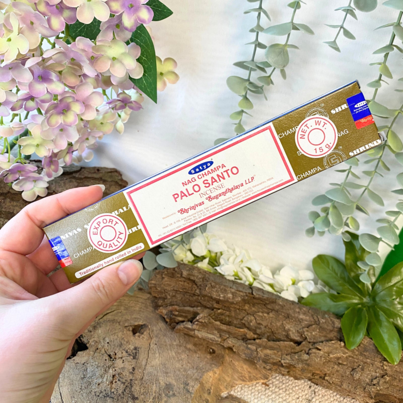 Palo Santo wierook stokjes 15 grams Satya