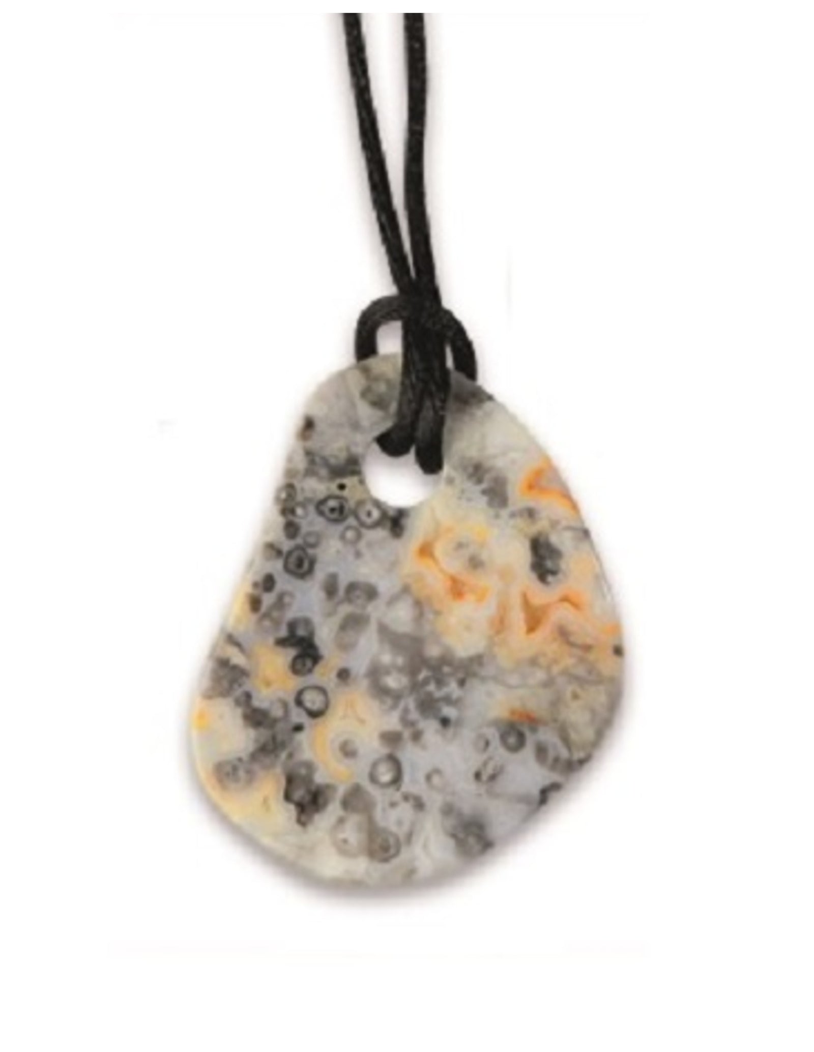 Quitarra Agaat crazy lace - ketting