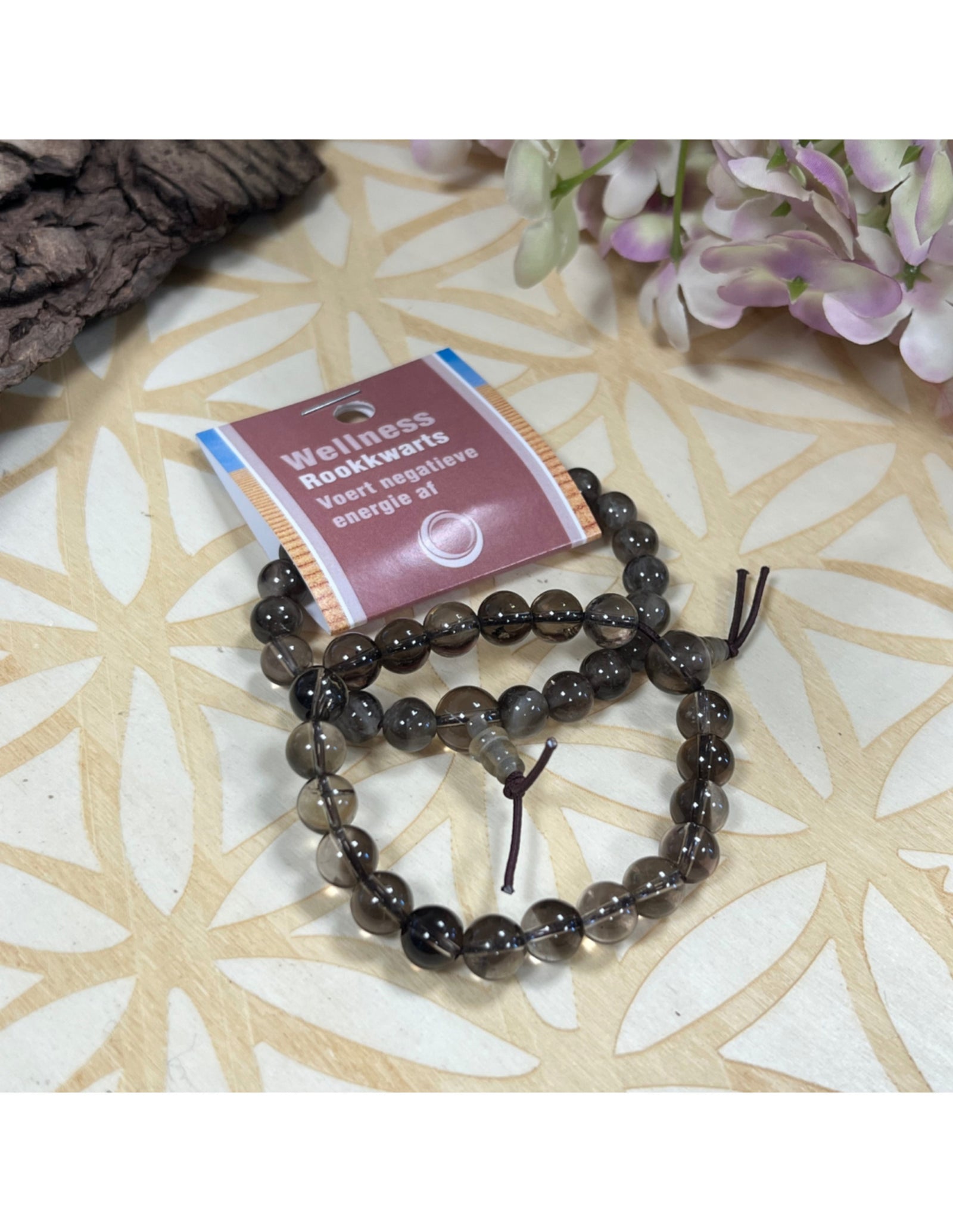 Rookkwarts powerbead armband