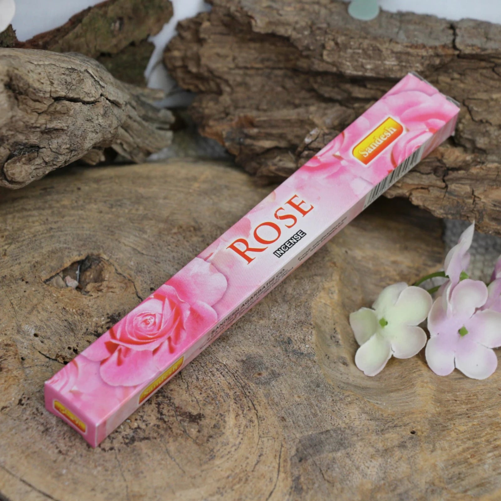 Rose mini wierook stokjes (8 stokjes)