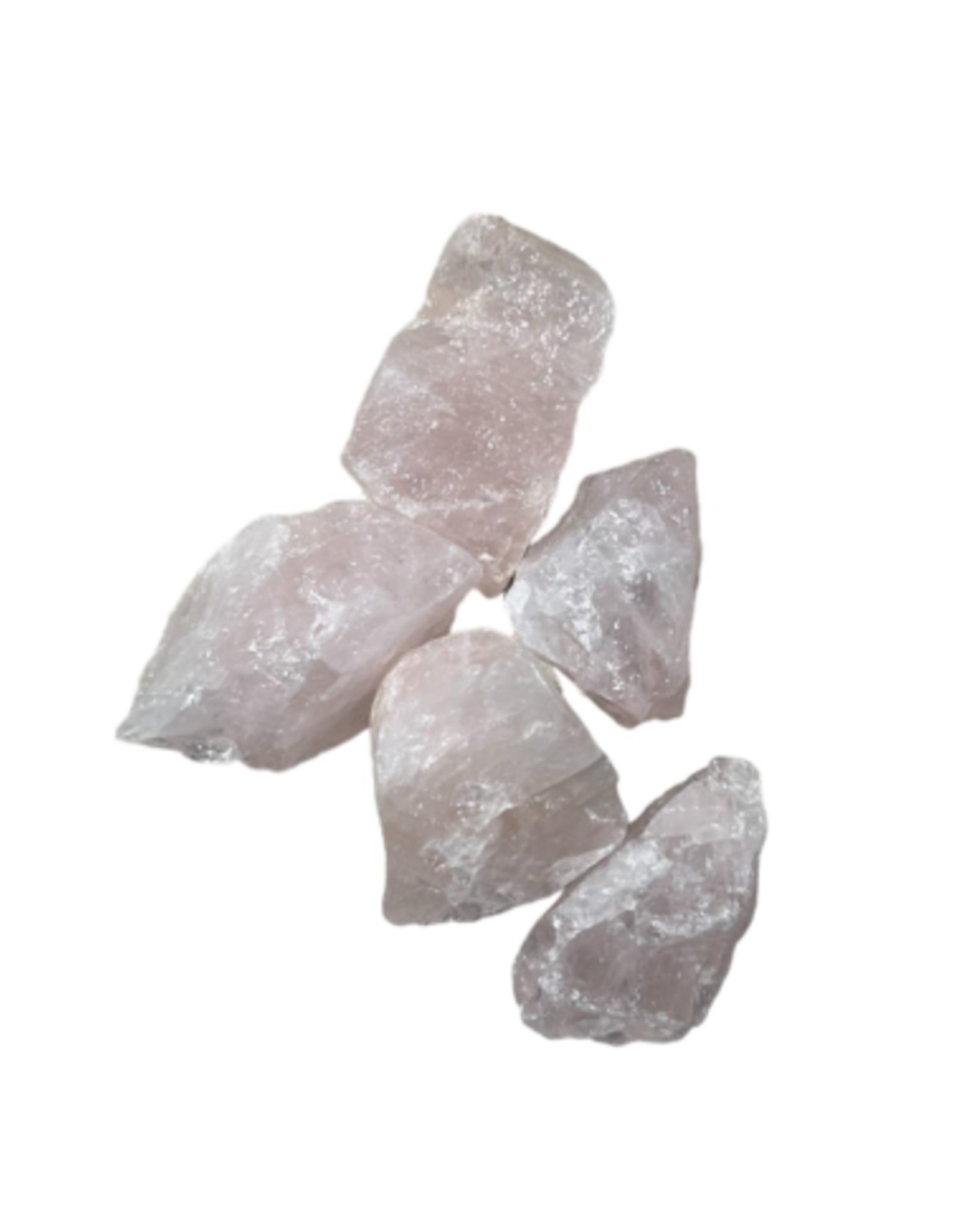 Roze kwarts Brazilië 250 gr. ruwe brokjes