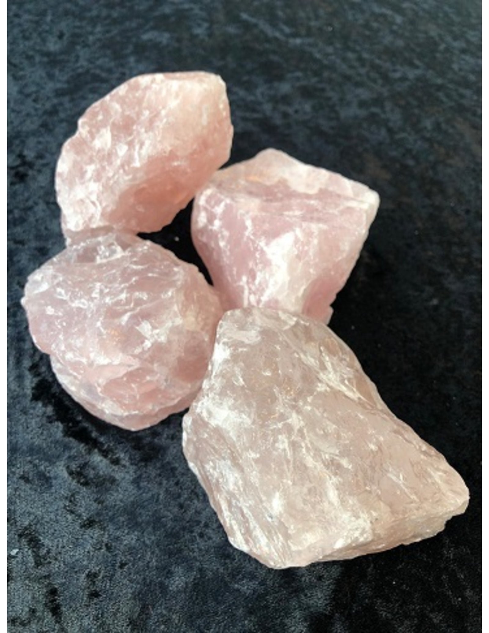 Roze kwarts Brazilië, ruwe brokjes p/kg