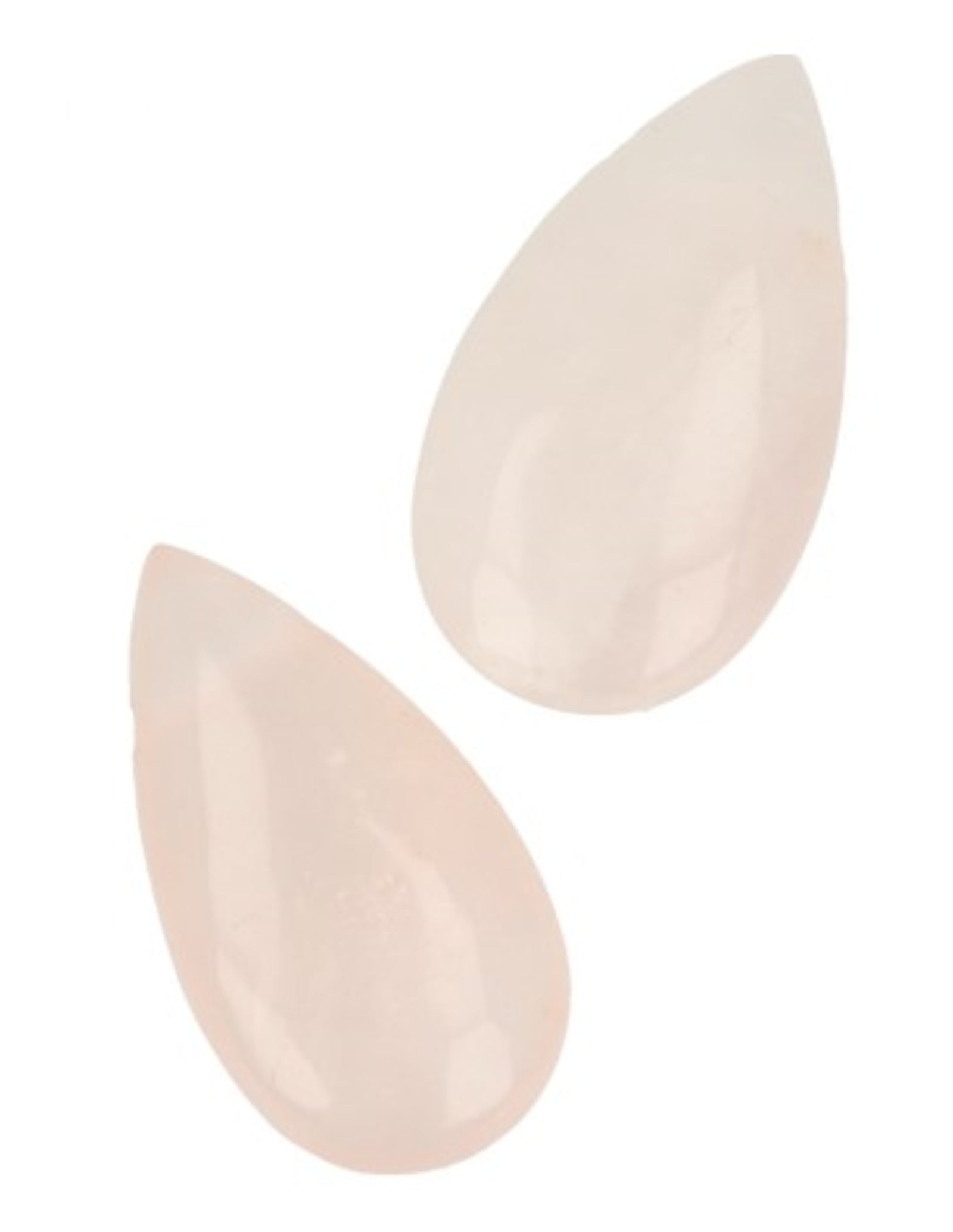 Roze kwarts edelsteen druppel hanger