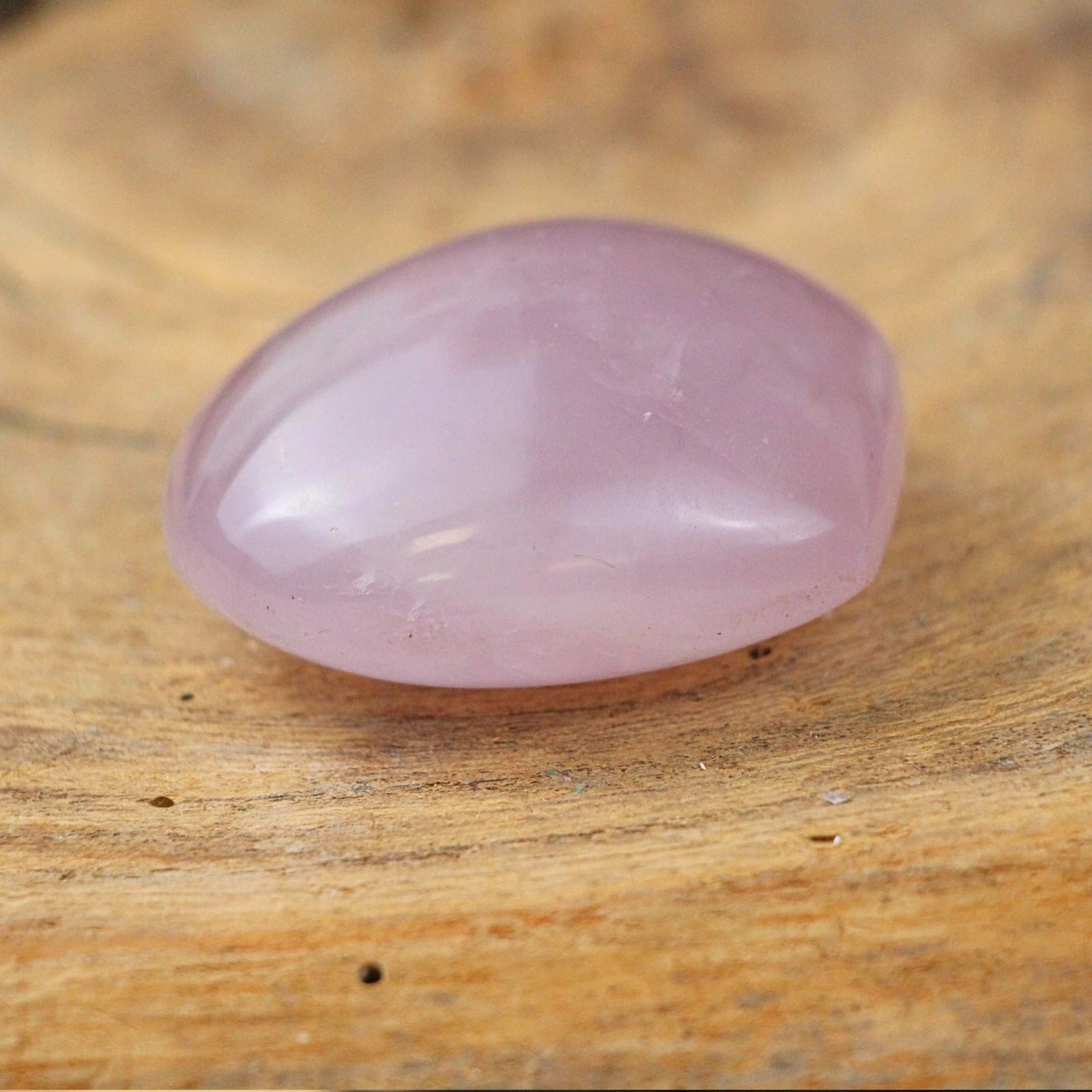 Roze kwarts hart 100-150 gram