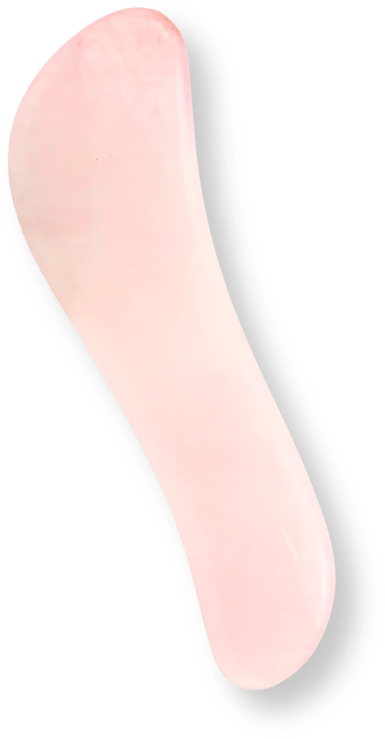 Rozenkwarts guasha massage schraper S-vorm