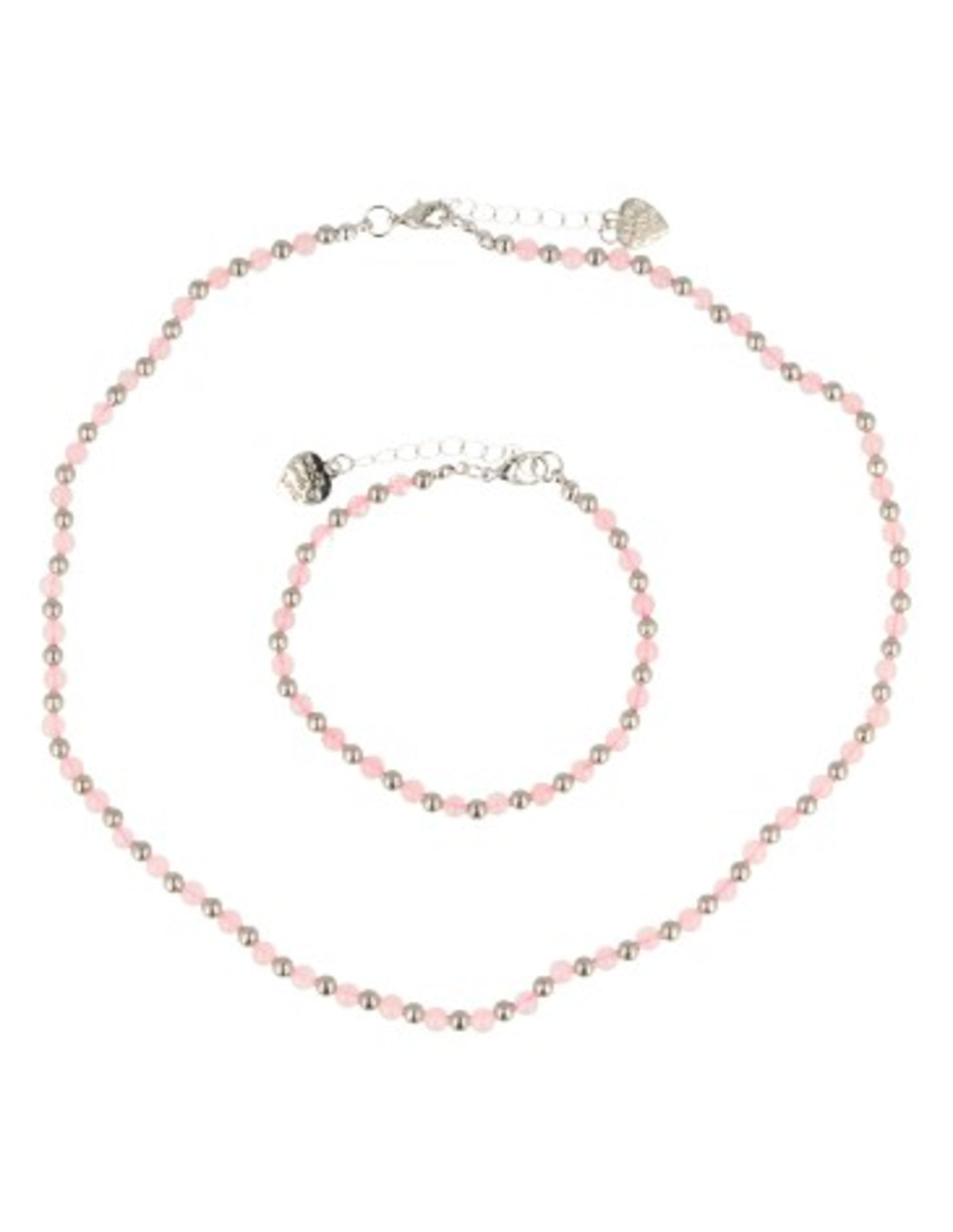 Rozenkwarts Ibiza love armband