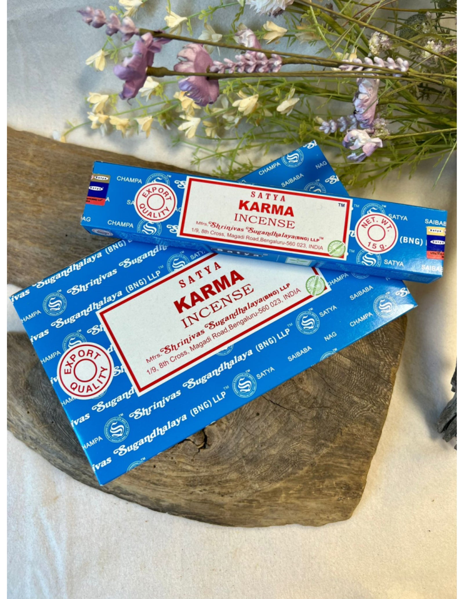 Satya Karma wierook 15 grams - doos van 12 st.