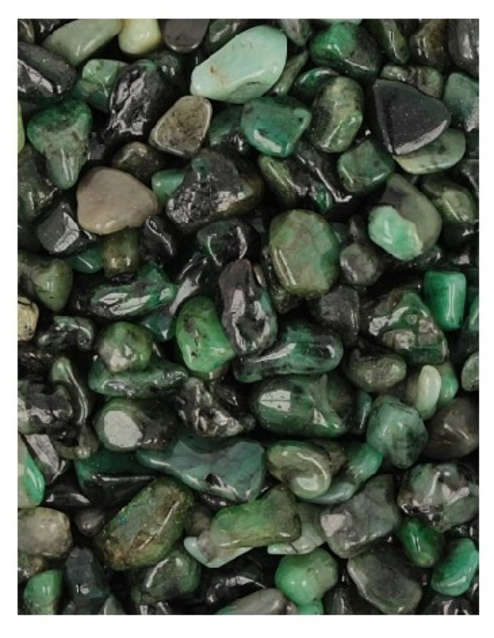 Smaragd 10 gr. trommelstenen (mt1)