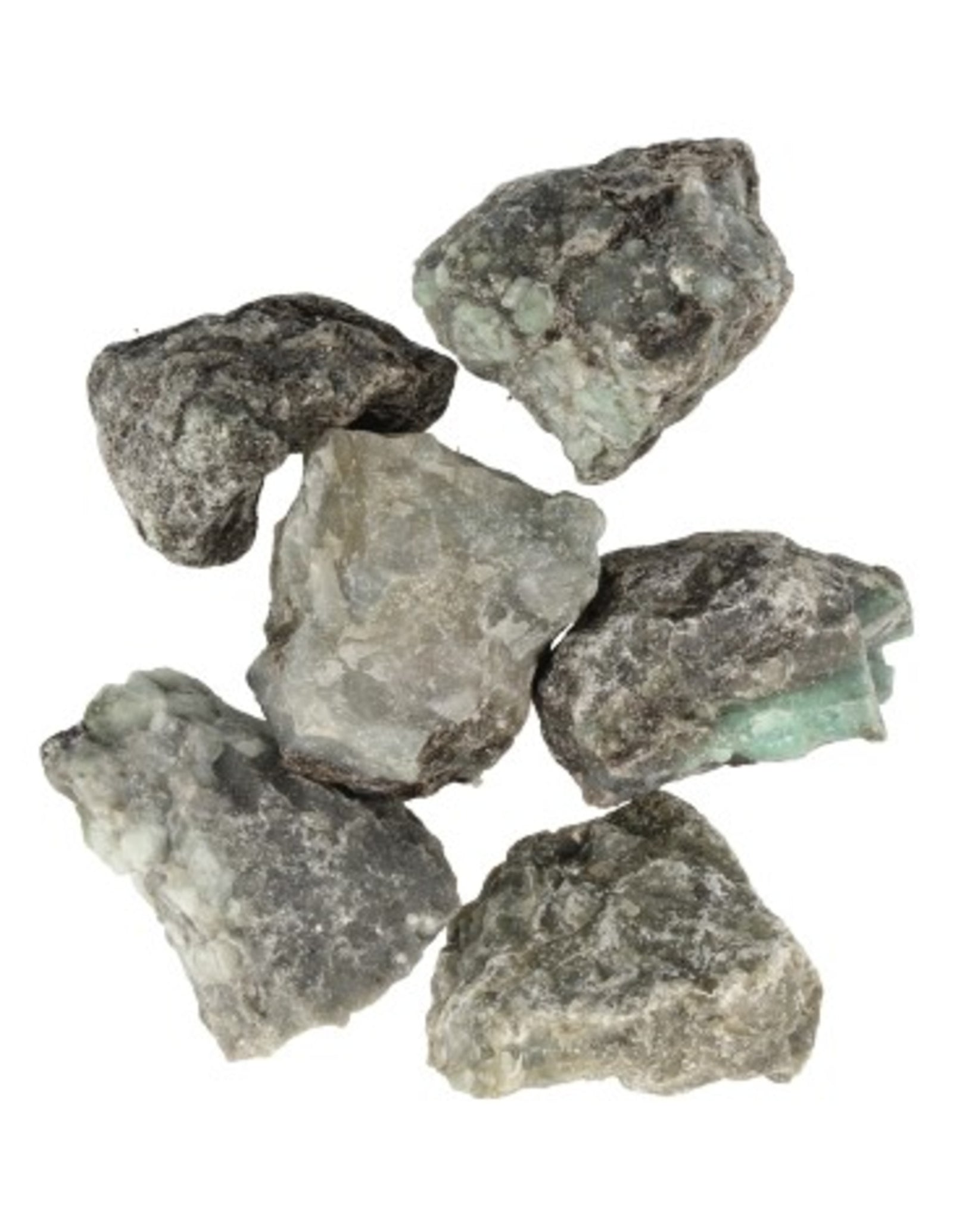 Smaragd 250 gr. ruwe brokjes