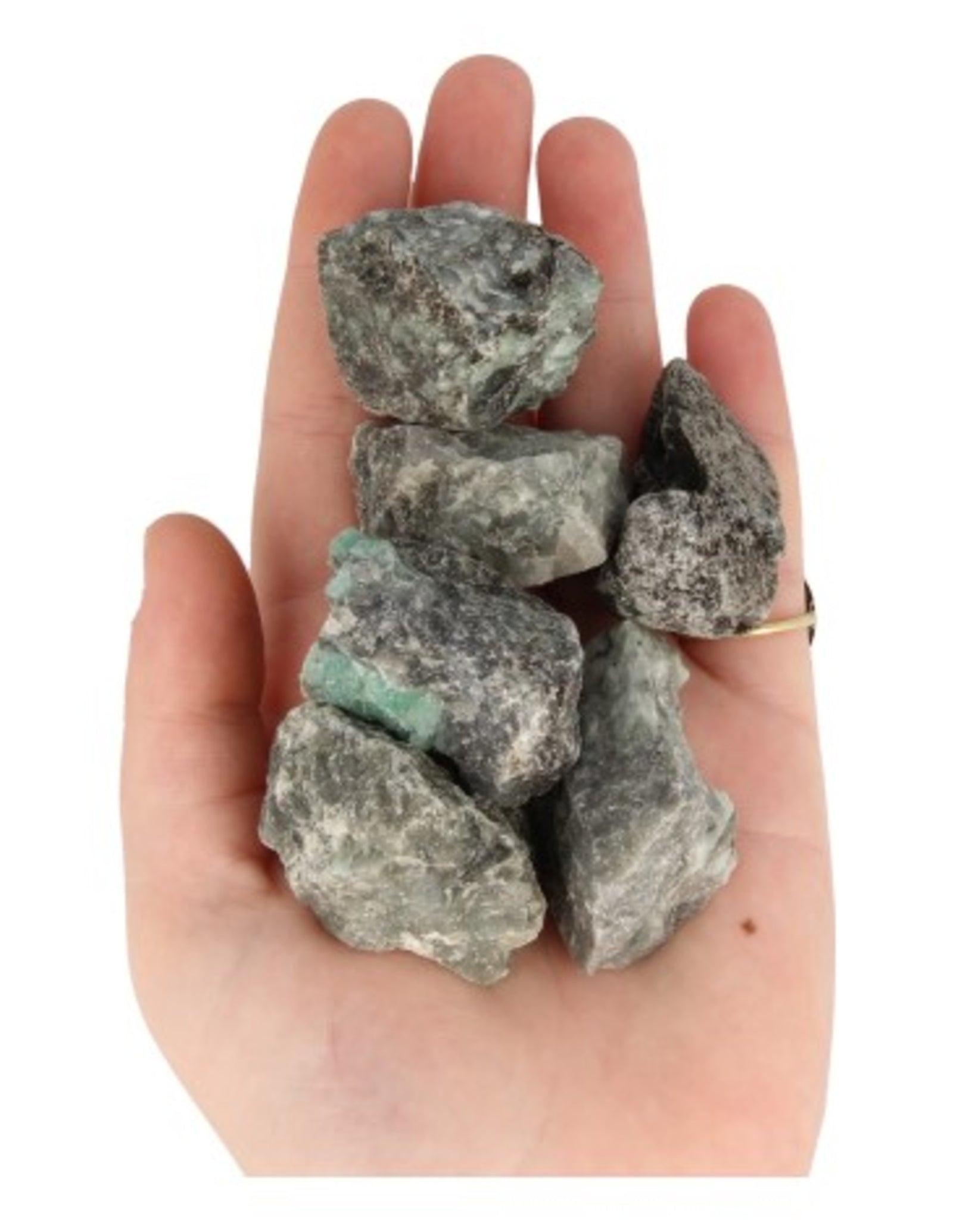 Smaragd 250 gr. ruwe brokjes
