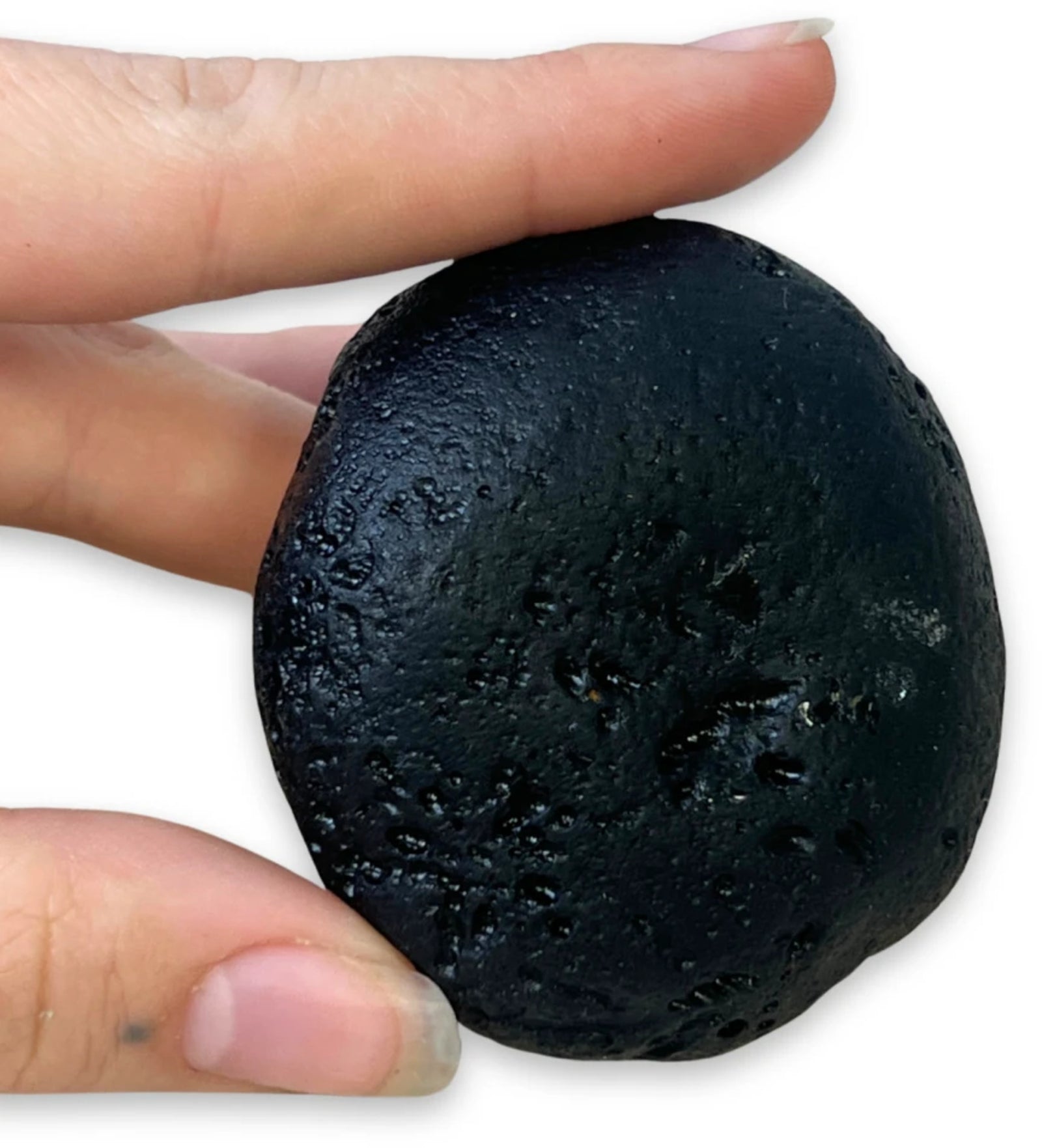 Tektiet ruw 100-150 gram (Indochiniet - Zwarte Moldaviet)