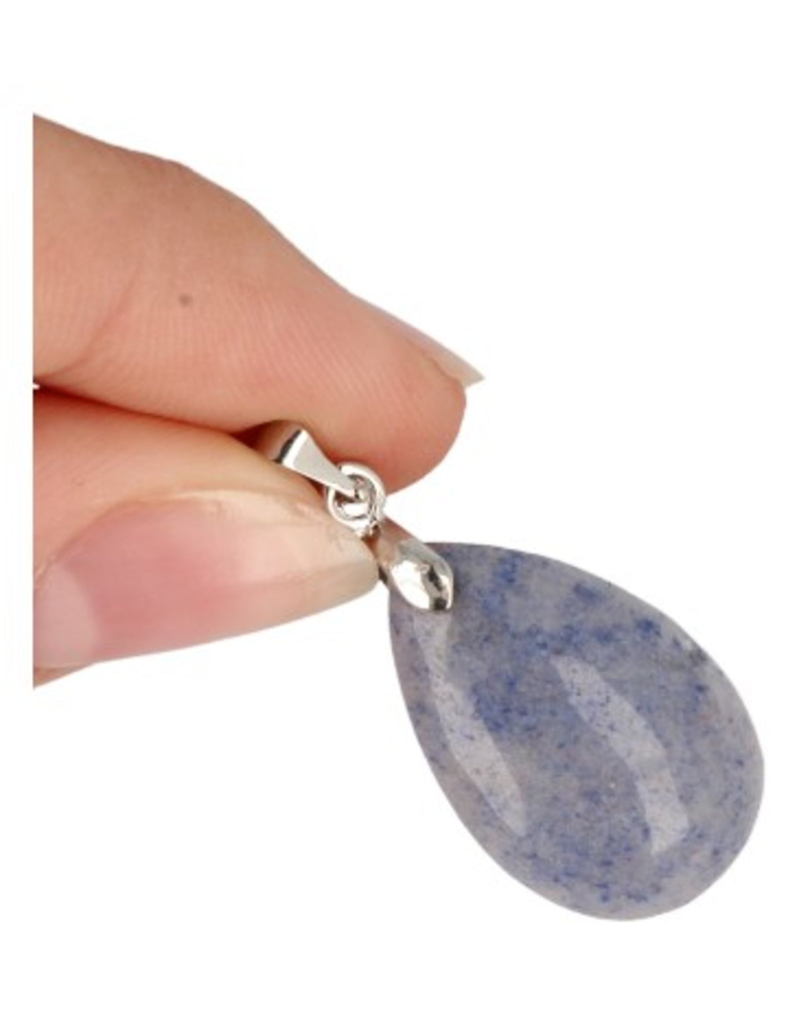 The drop of Blauwe kwarts - hanger