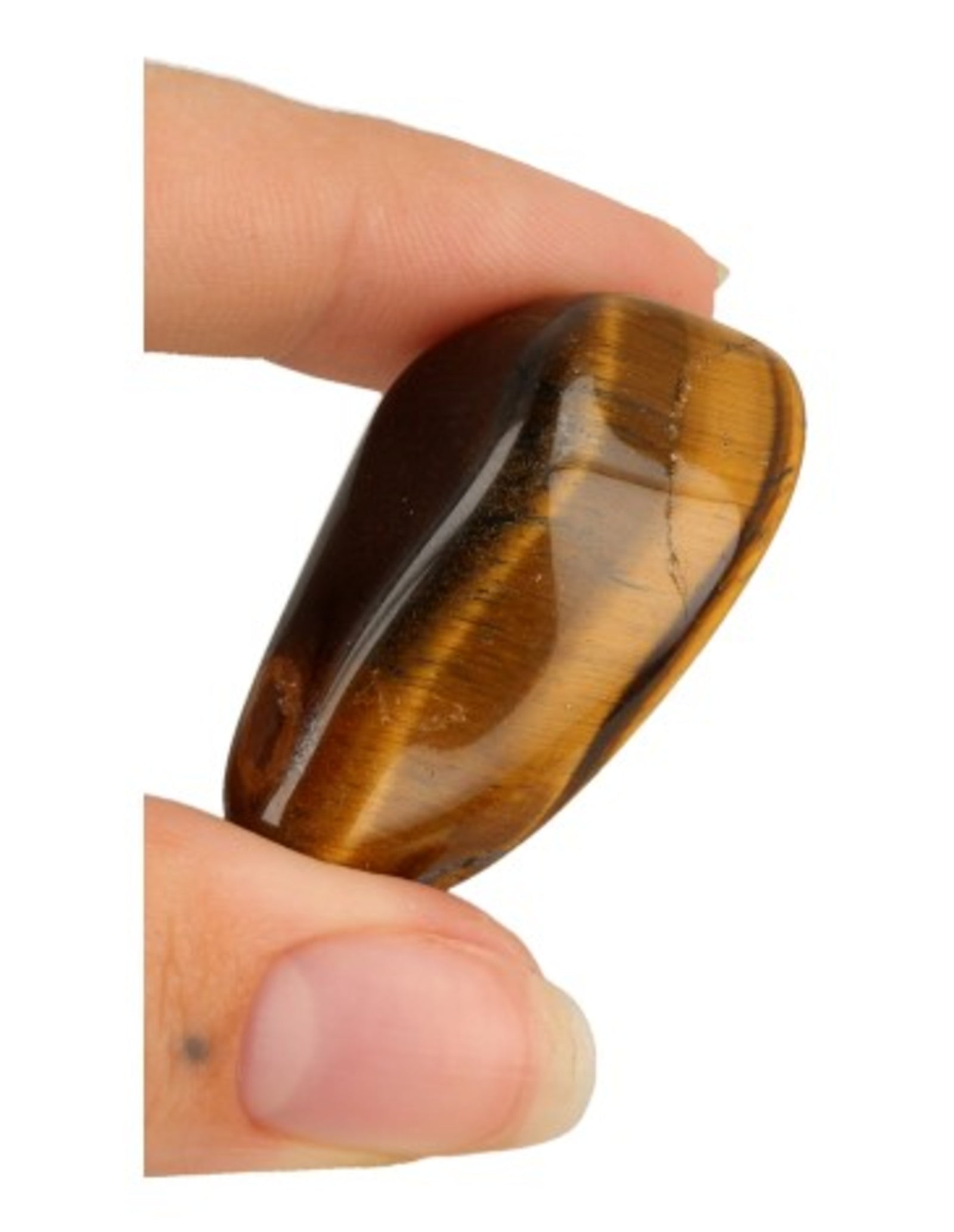 Tijgeroog 250 gr. trommelstenen (mt3)