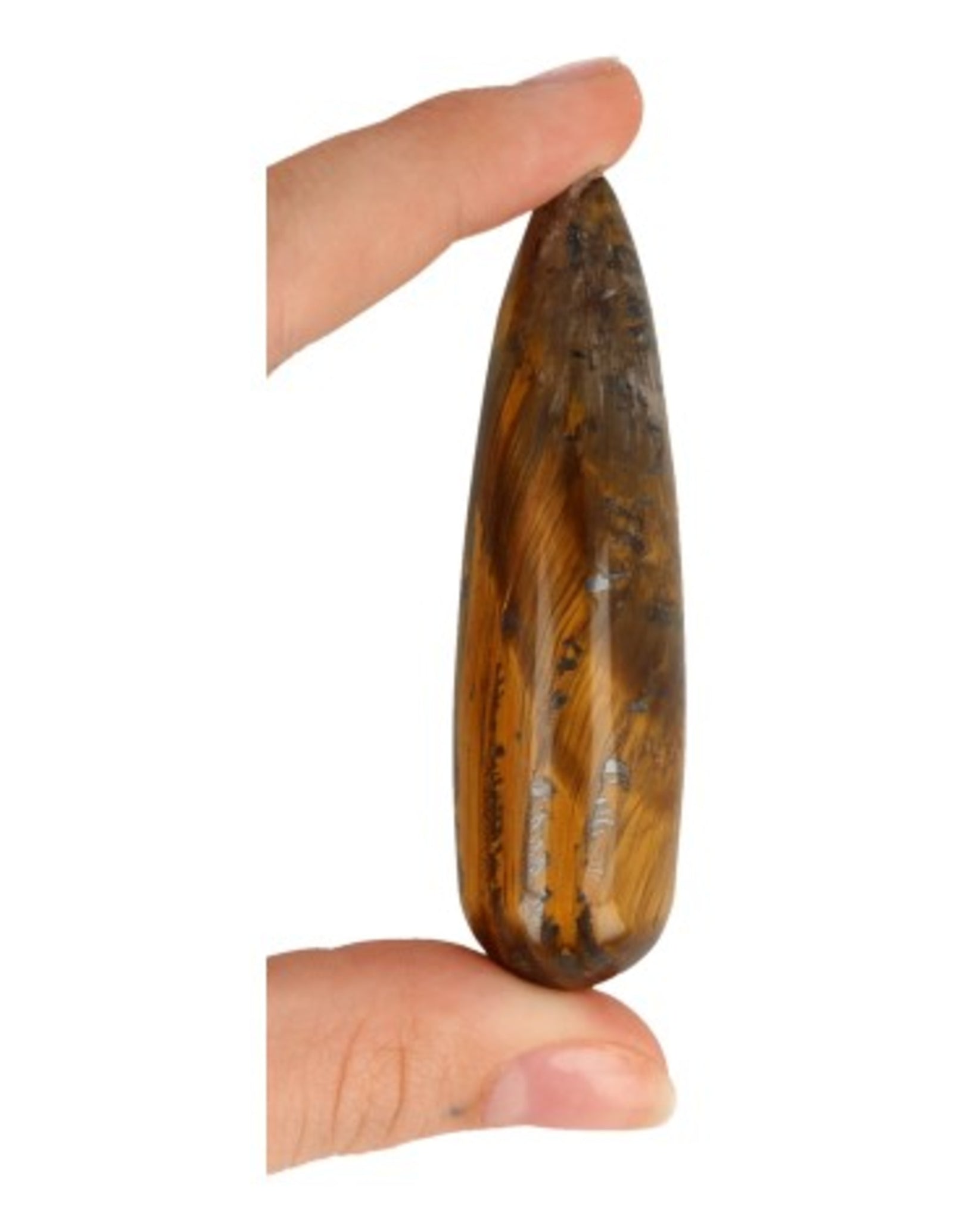 Tijgeroog massage griffel 7,5 cm