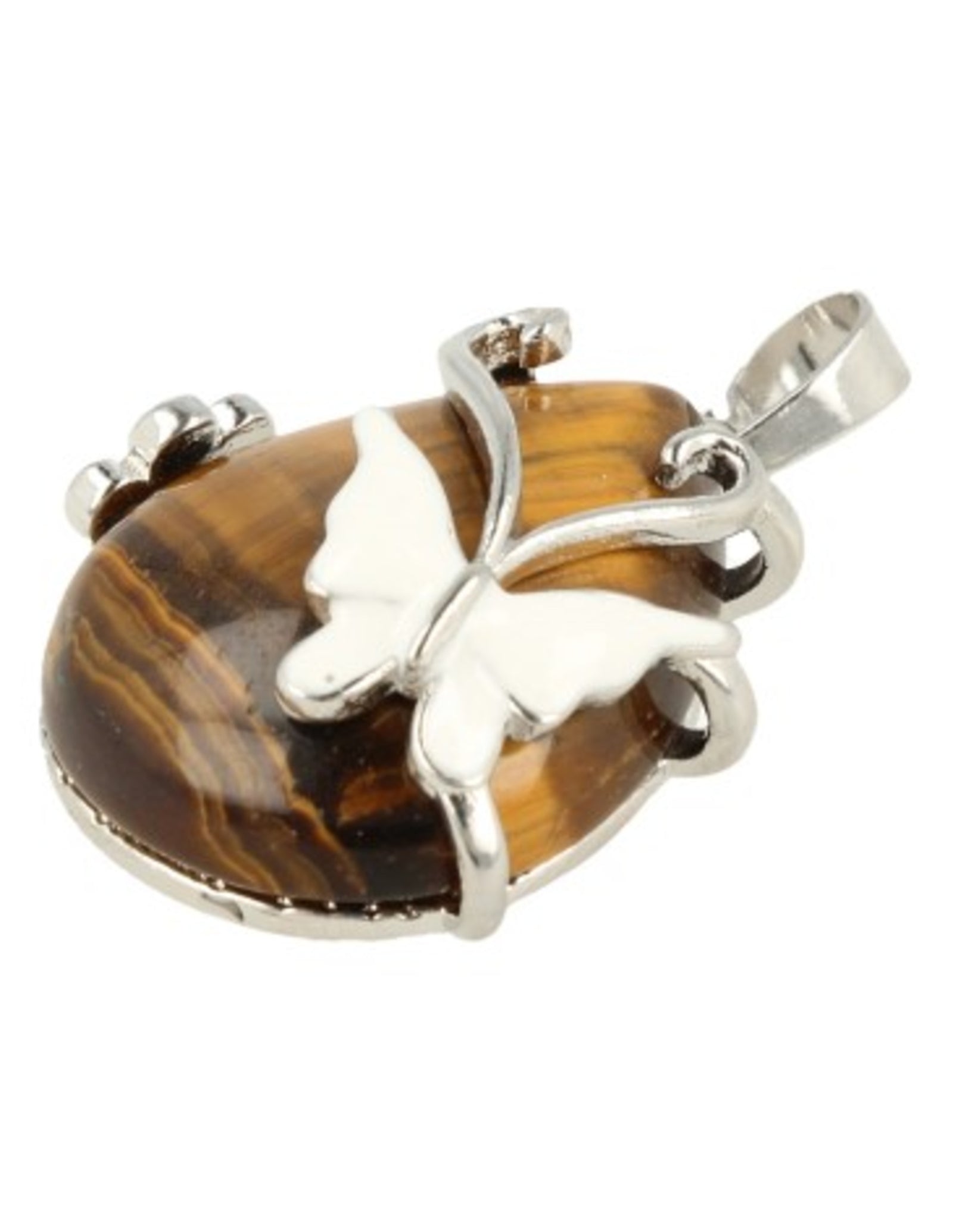 Tijgeroog vlinder druppel hanger