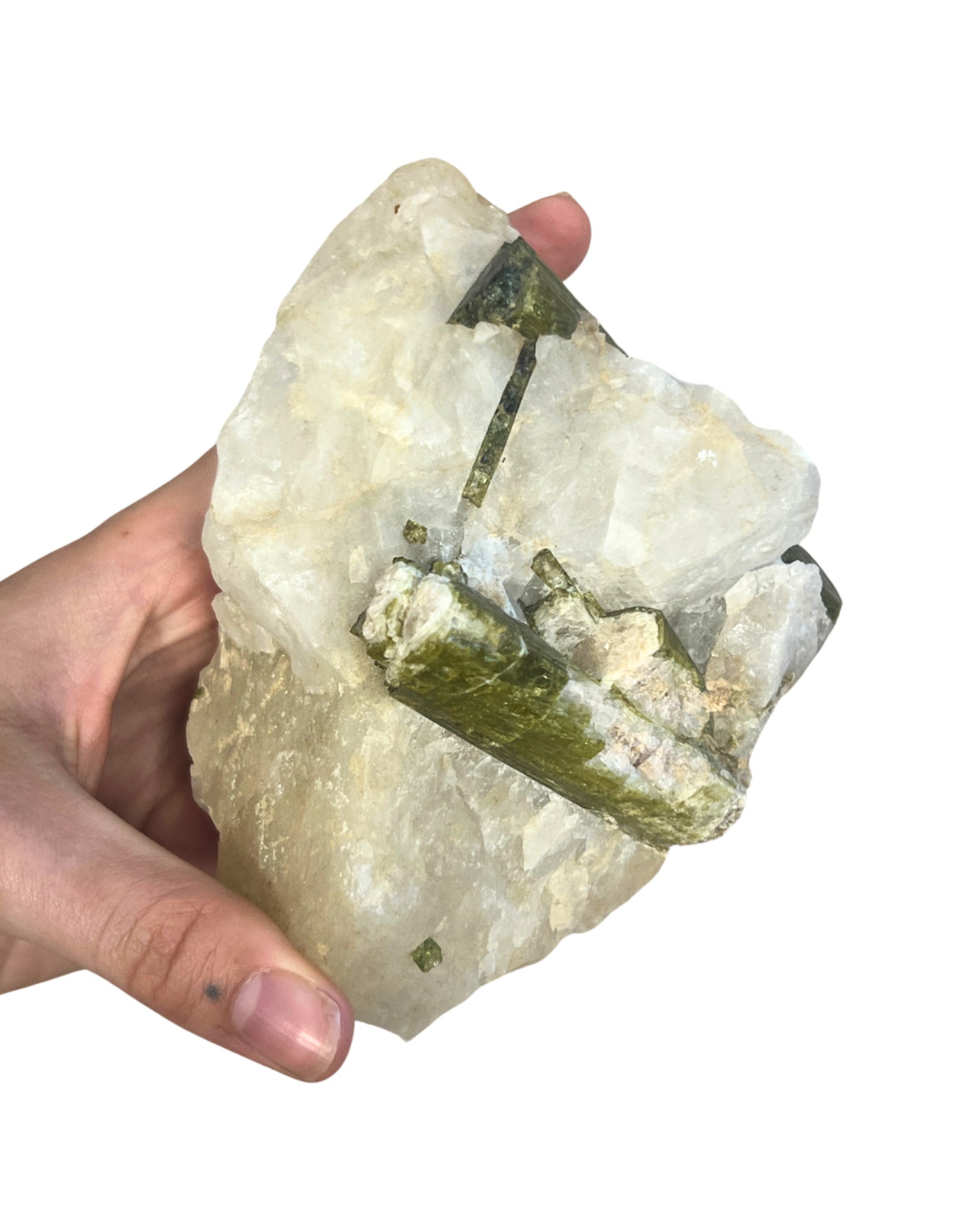 Toermalijn groen in Kwarts nr.02