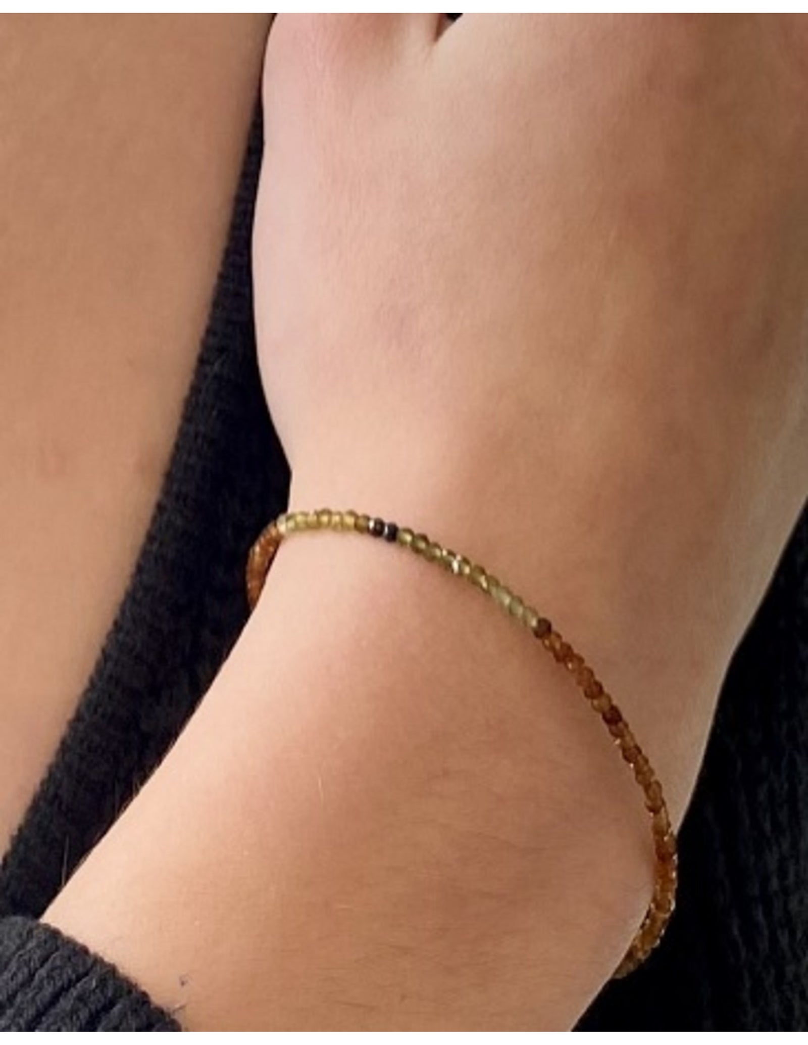 Toermalijn oranje summer vibes armband