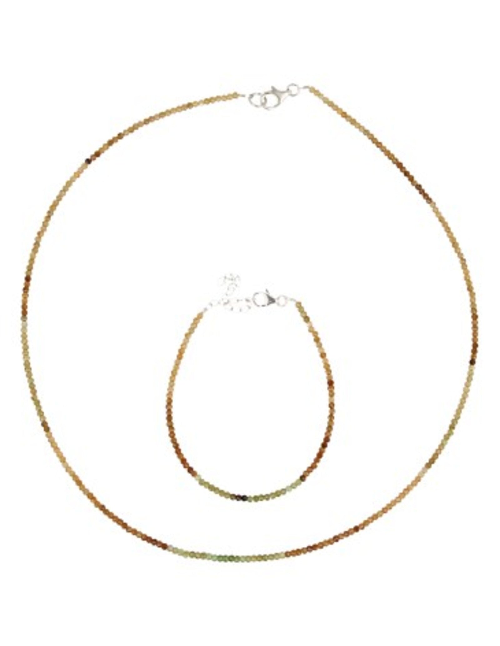 Toermalijn oranje summer vibes ketting