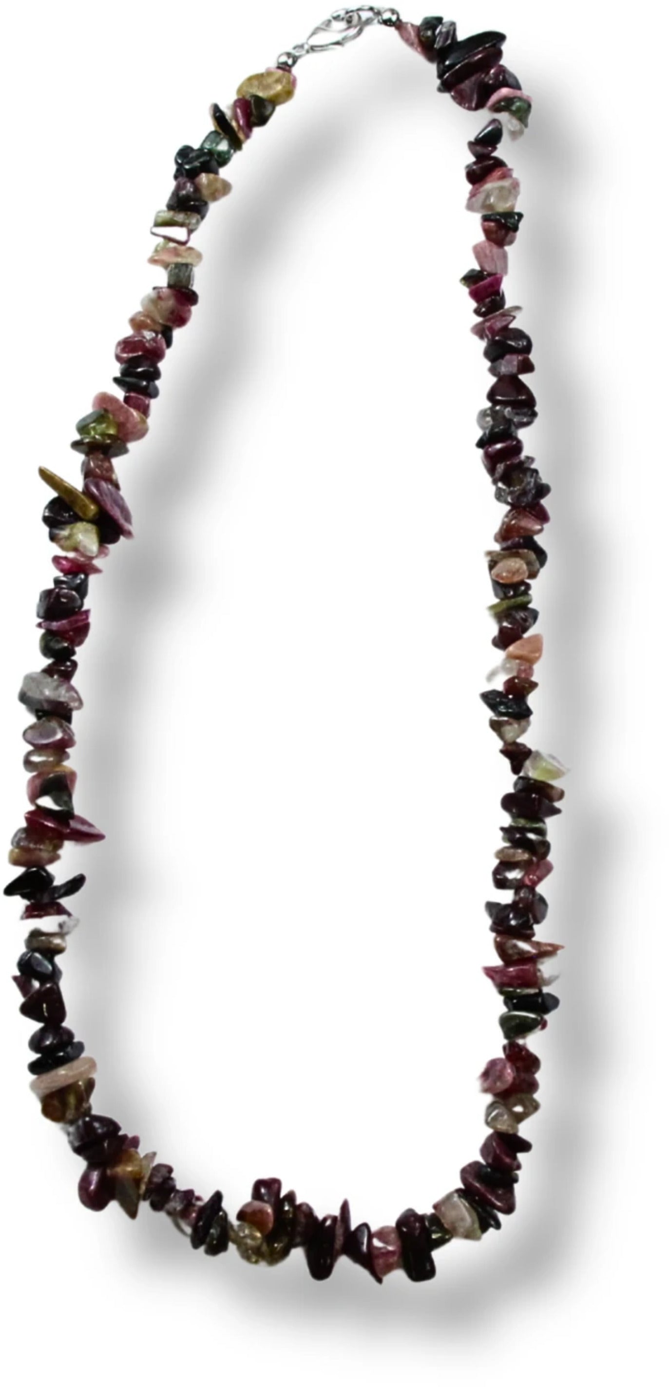 Toermalijn watermeloen splitketting (multi)