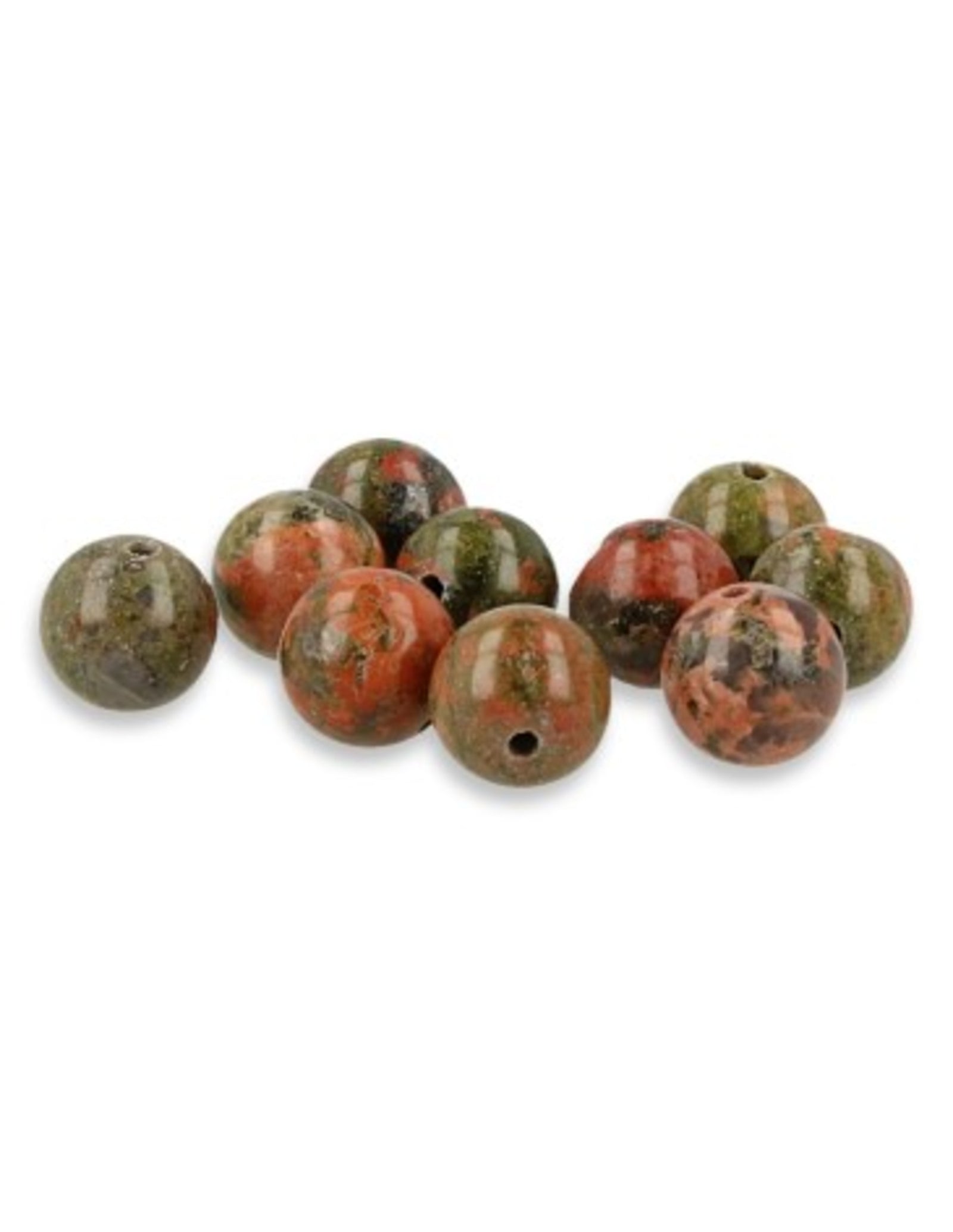 Unakiet kralen 8 mm - 10 st.