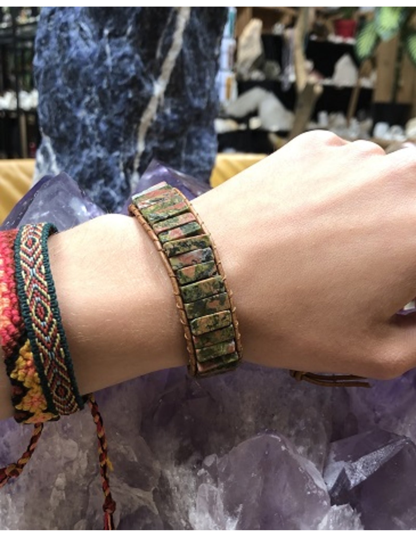 Unakiet leren armband gipsy-style