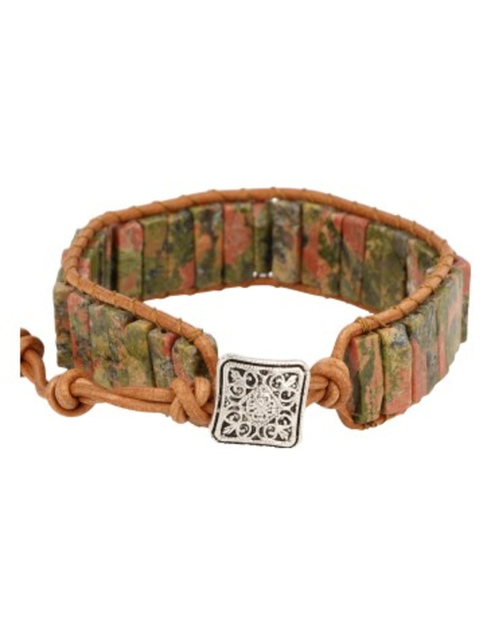 Unakiet leren armband gipsy-style