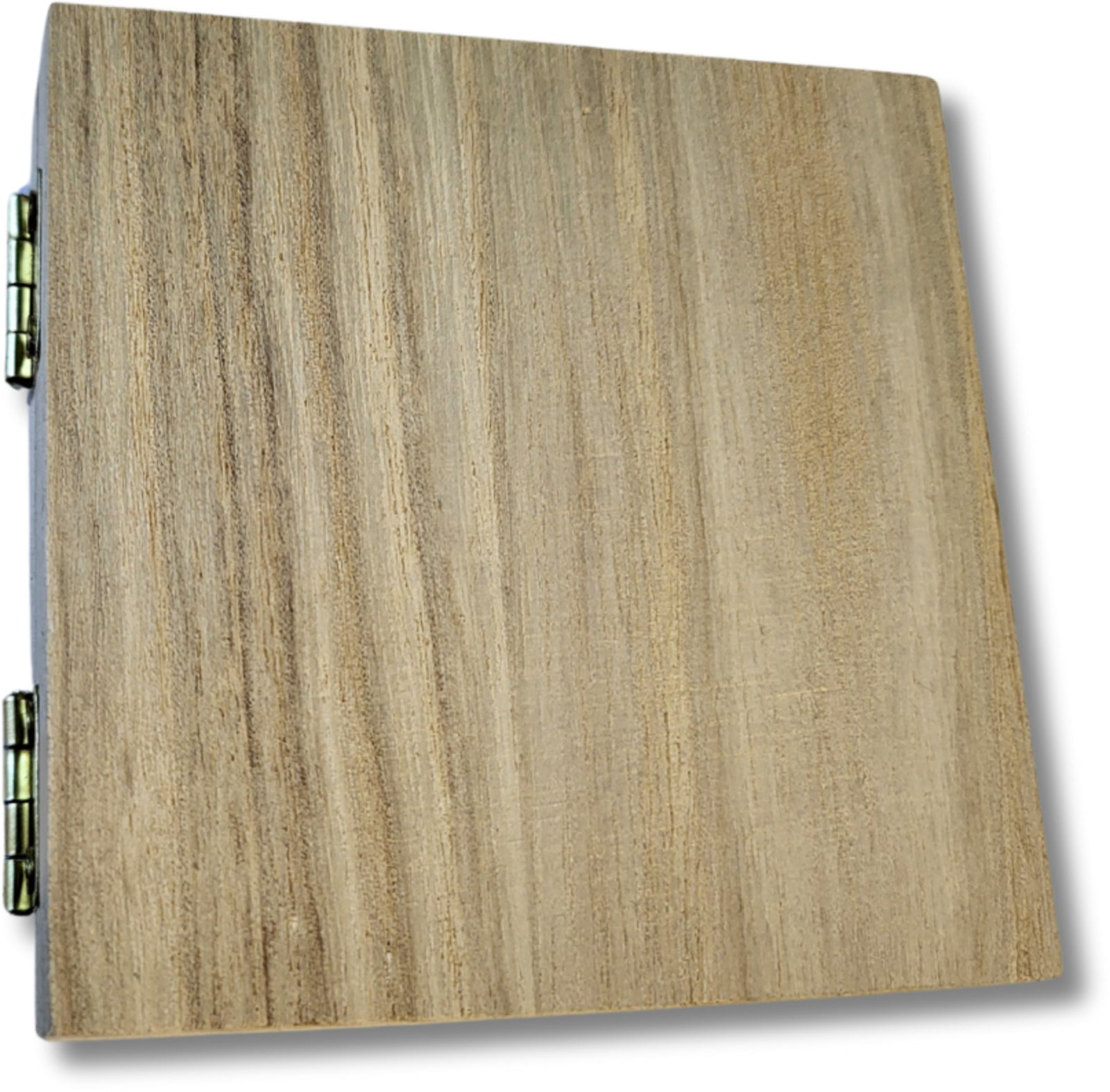 Verpakkingsdoosje / kistje hout vierkant 90x90 mm magneetslot