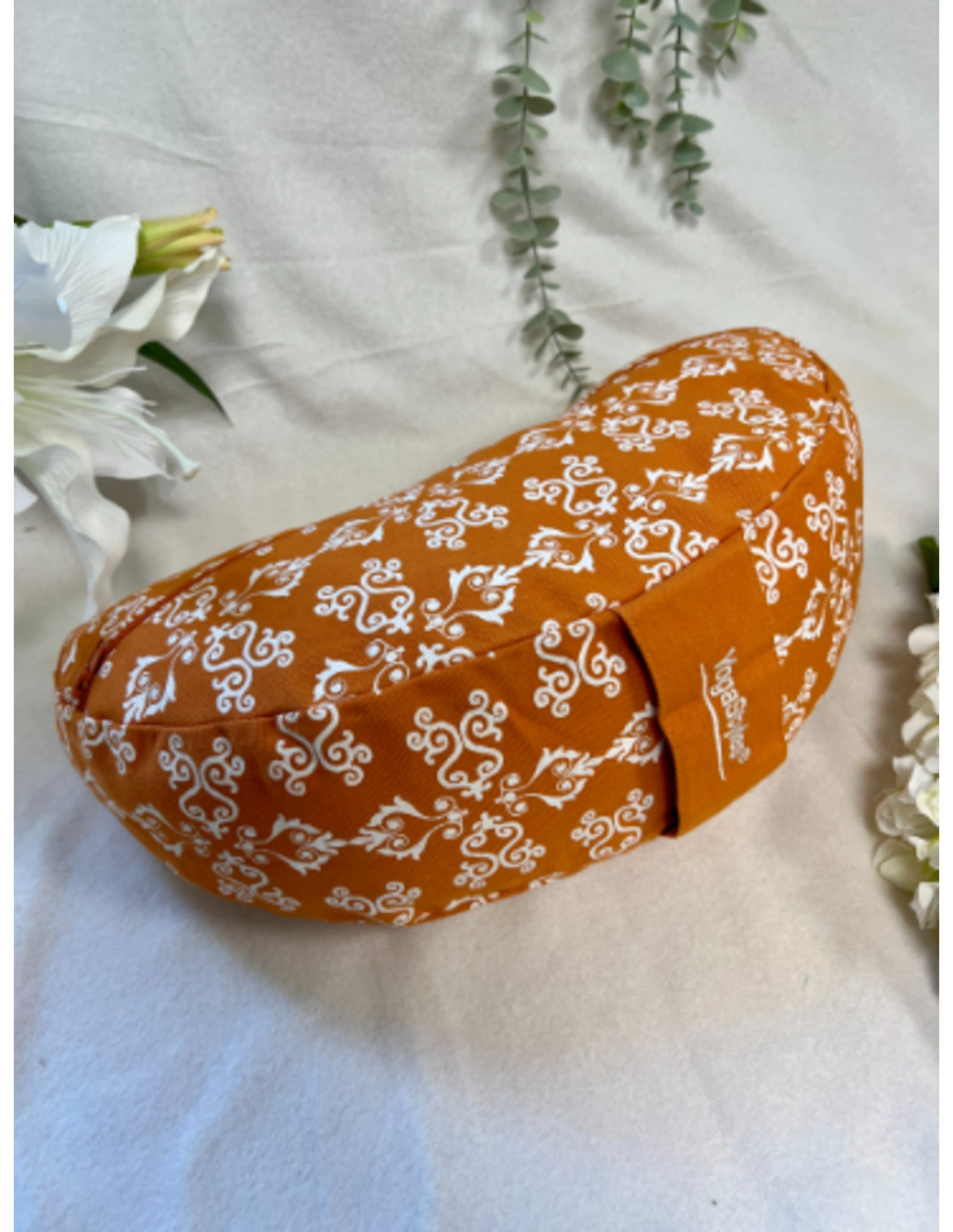 YogaStyles meditatiekussen design moon oranje