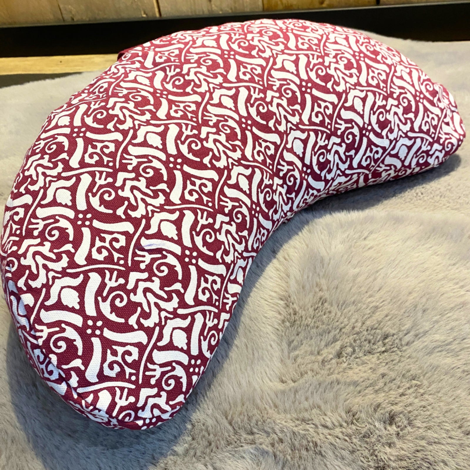 YogaStyles meditatiekussen design moon paars - halve maan
