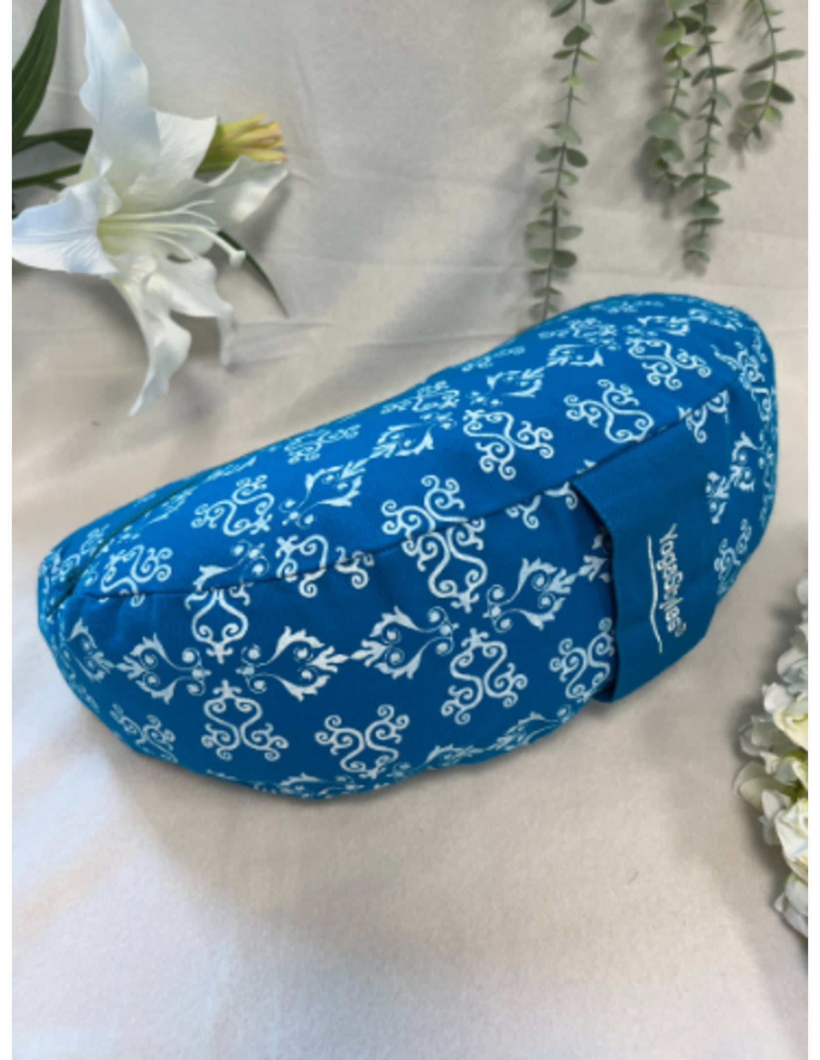 YogaStyles meditatiekussen design moon turquoise