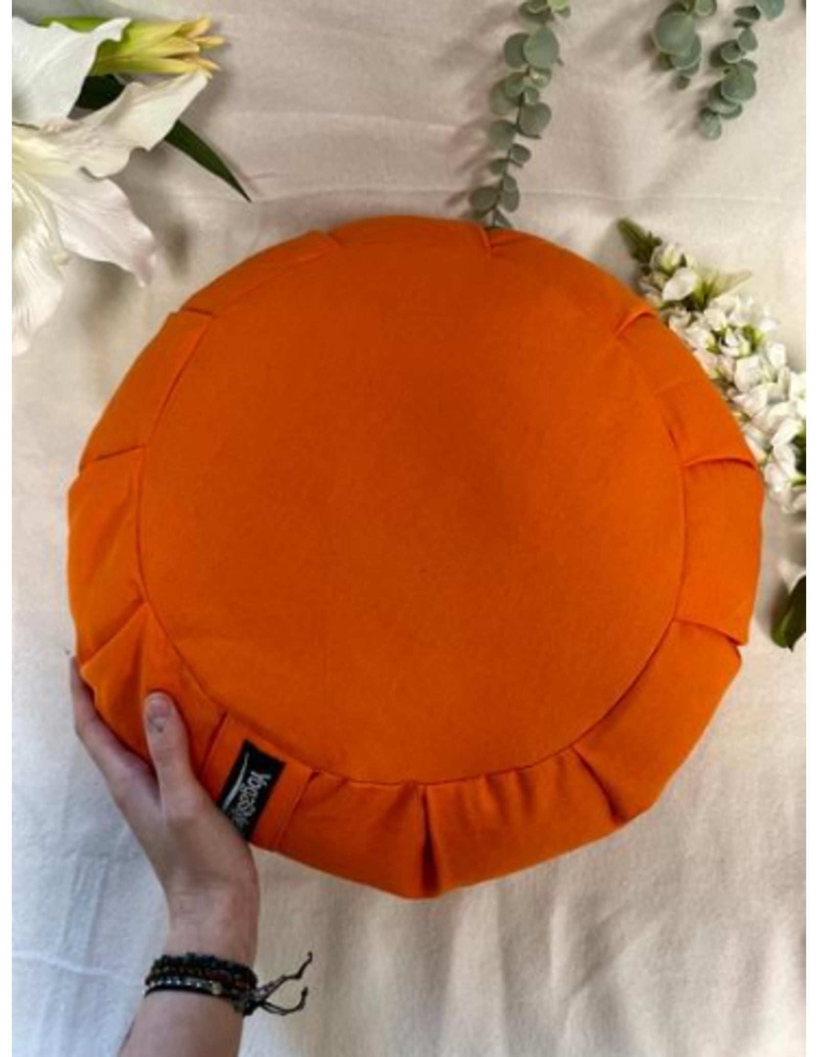 YogaStyles Meditatiekussen Pro-Zafu oranje