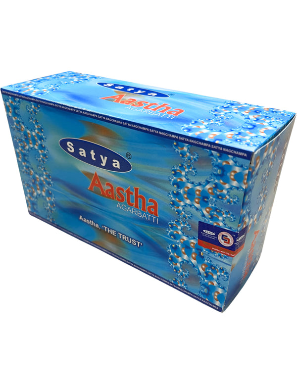 Aastha wierook Satya 15 grams - doos van 12 st.