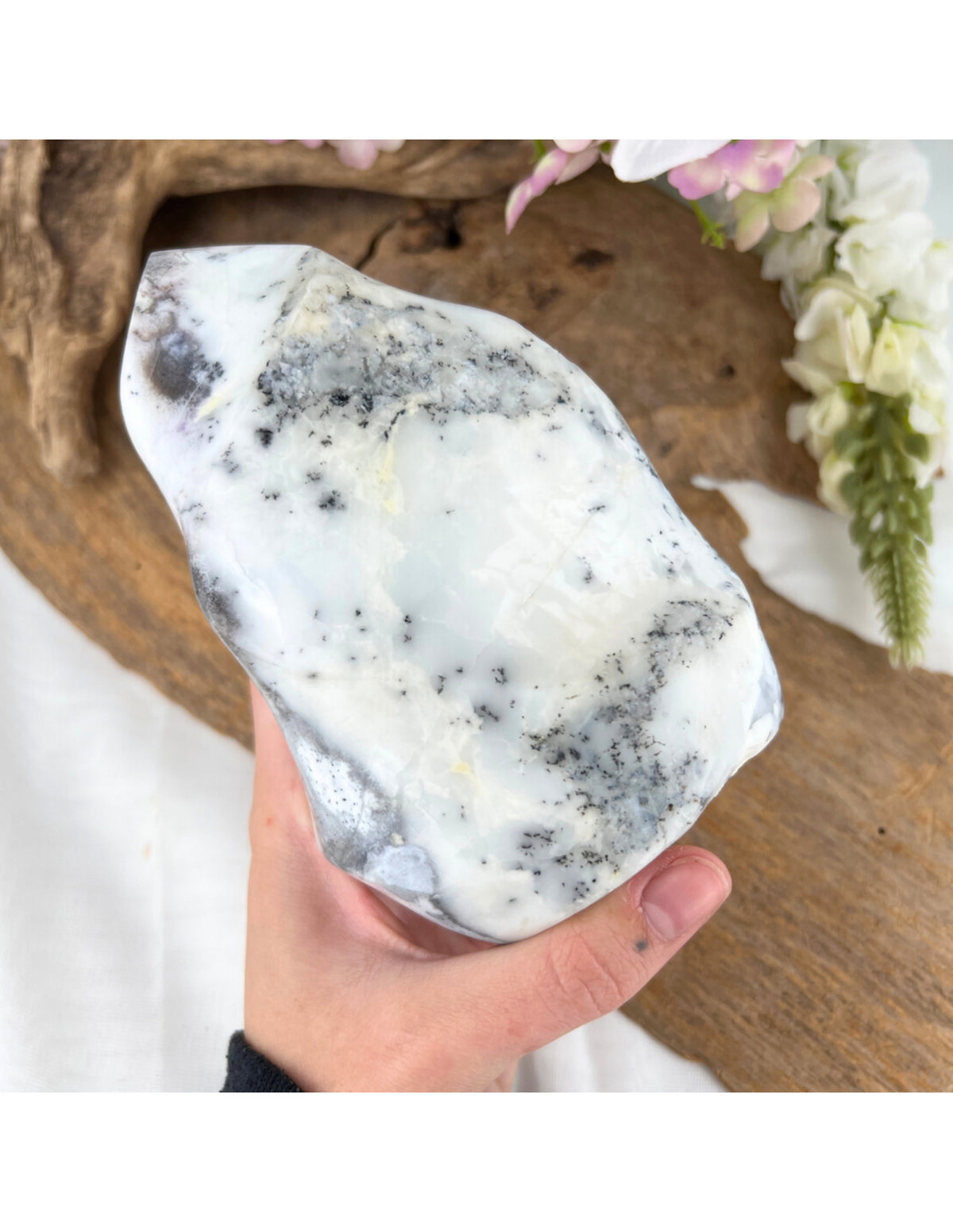 Agaat dendriet Feng shui vlam nr.04