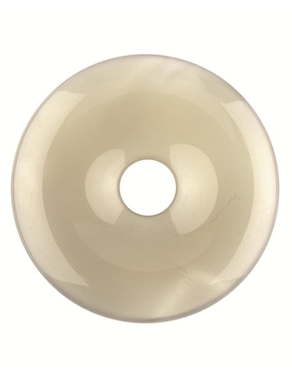 Agaat grijs edelsteen donut 40 mm Hanger