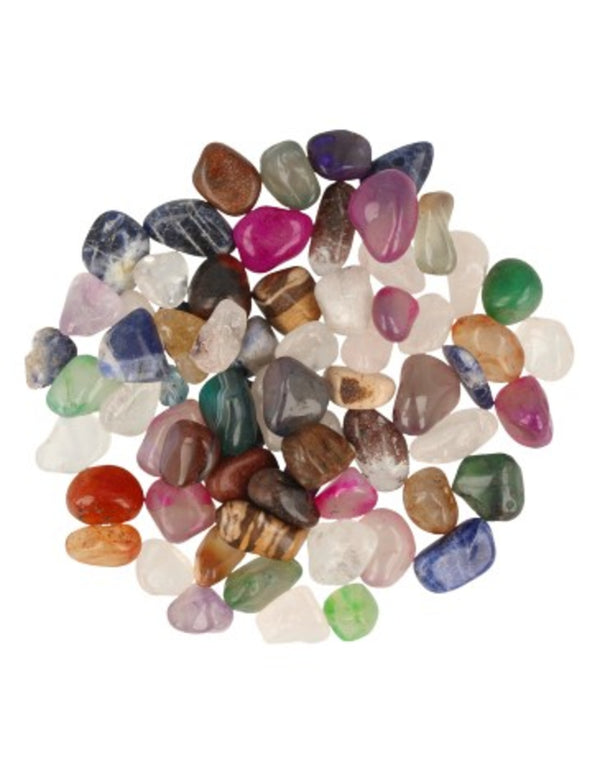 Agaat mix edelsteen trommelstenen (bijgekleurd) (mt2), p/kg