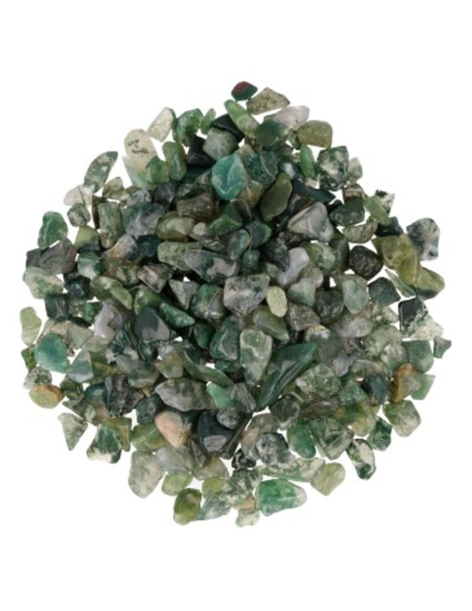 Agaat mos 500 gr. trommelstenen (mt1)