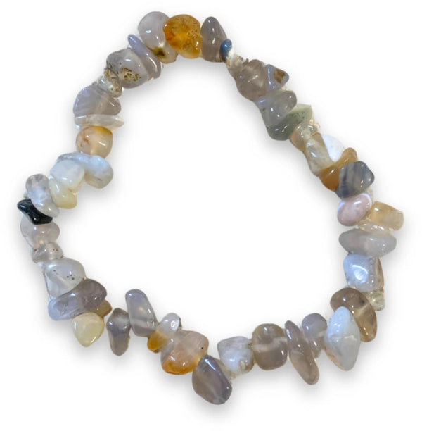 Agaat natuur edelsteen splitarmband
