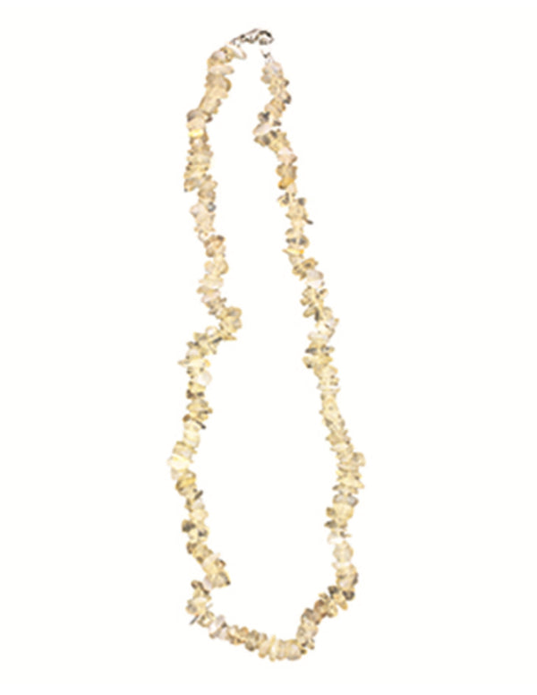 Agaat wit edelsteen splitketting